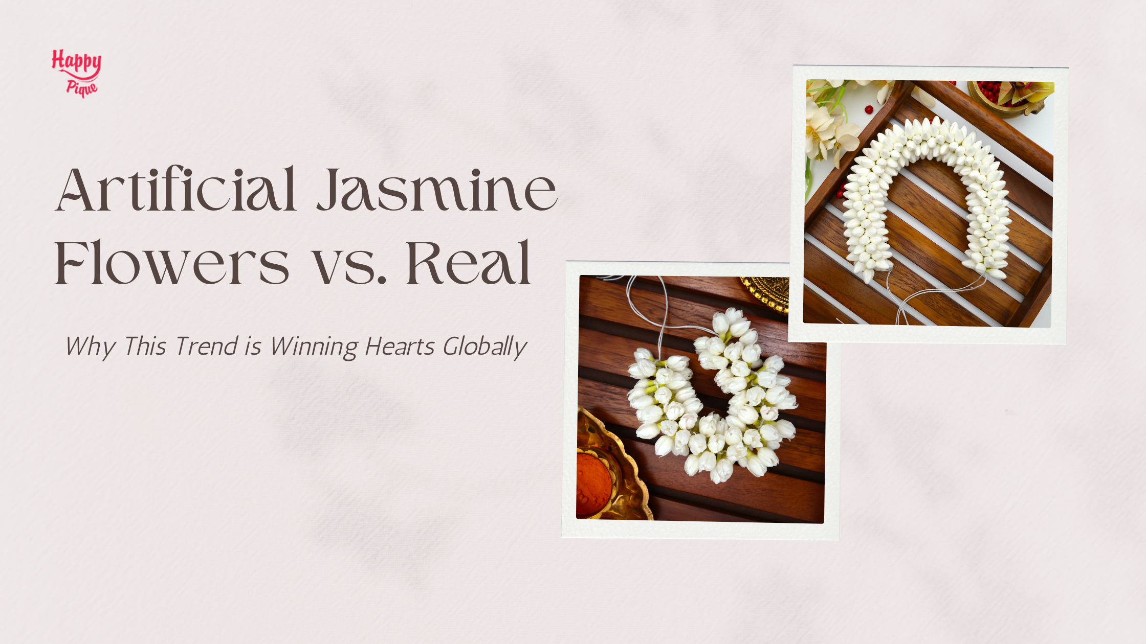 Artificial Jasmine Flowers vs. Real: Why This Trend is Winning Hearts Globally
