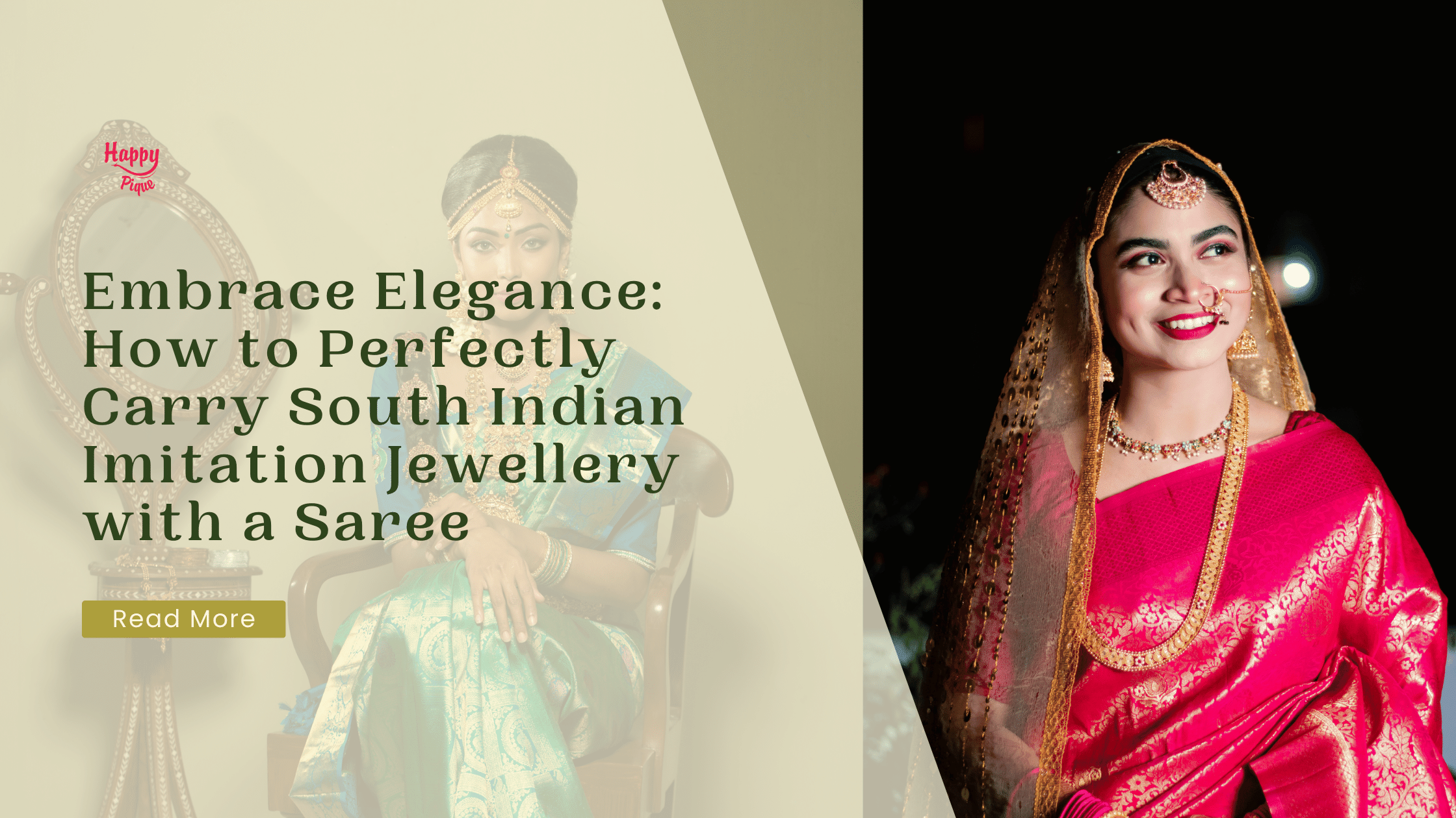 Embrace Elegance: How to Perfectly Carry South Indian Imitation Jewellery with a Saree