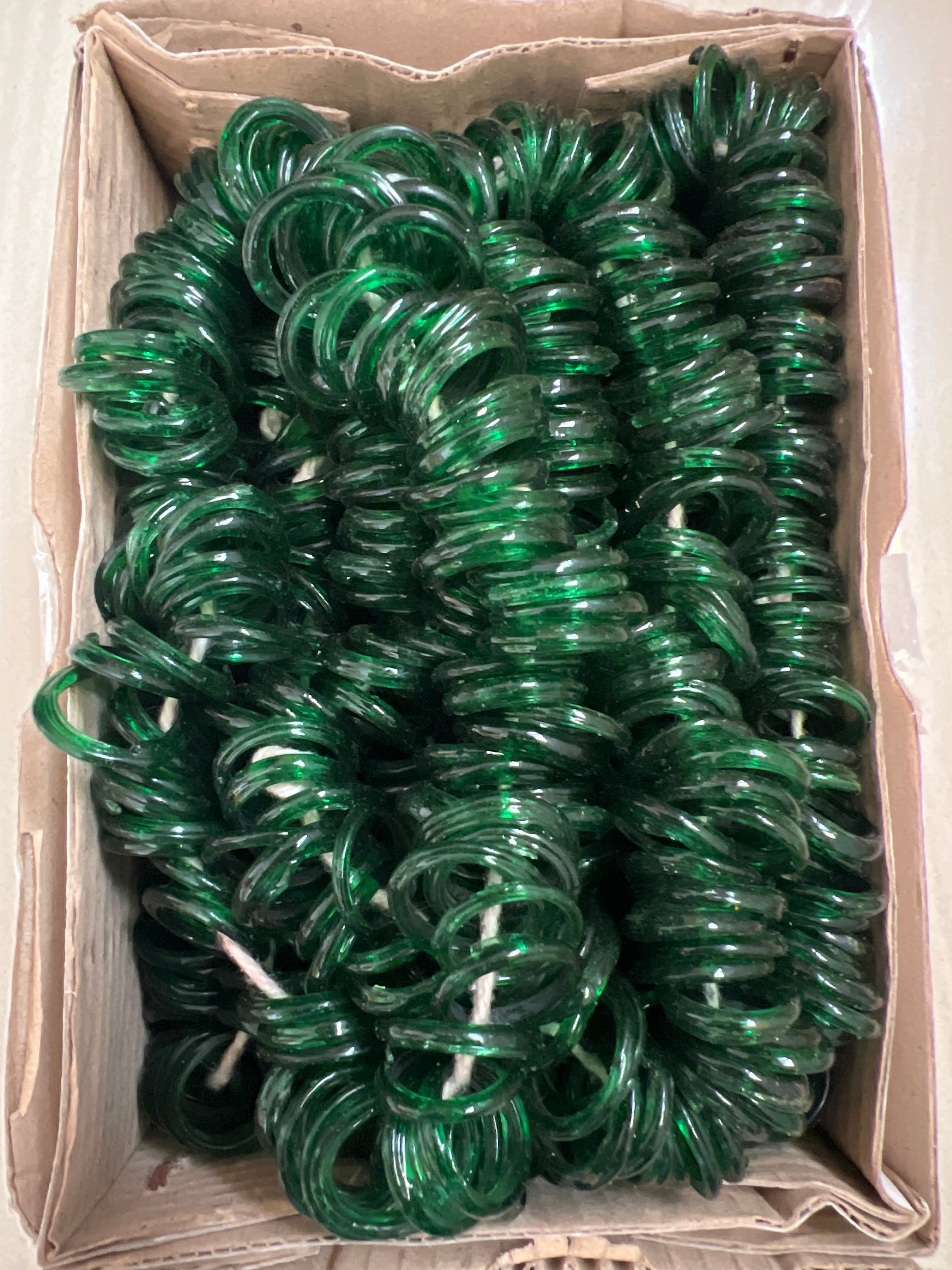 108 Small Glass Bangles Garland/Chitti Gajalu/ Bale Haara For Idol Decorations & Return Gifts