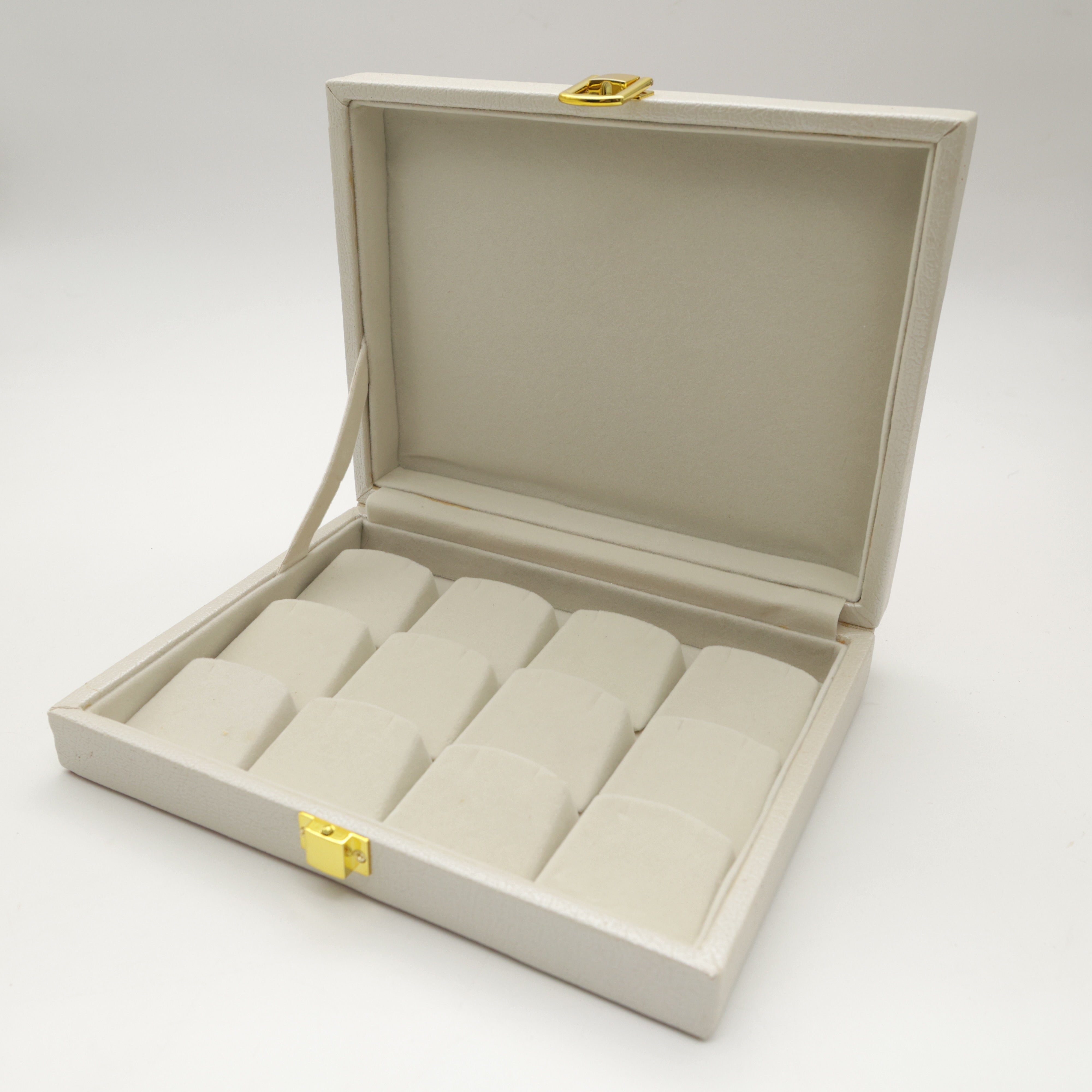 Budget Friendly Earrings Storage Organiser (Cream with Pink) - Best Return Gift Option For Ladies