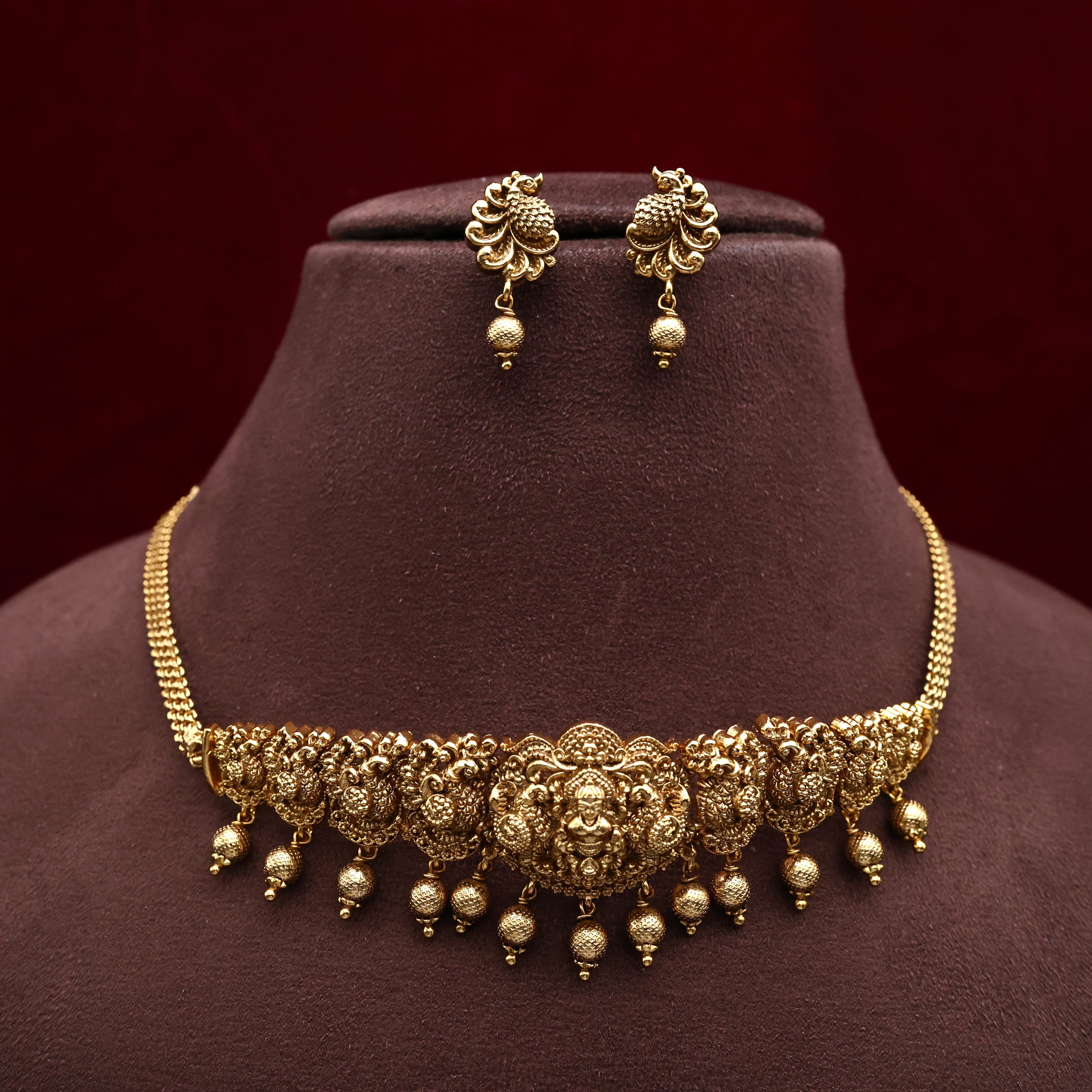 Antique Nagas Annam Lakshmi Choker Set