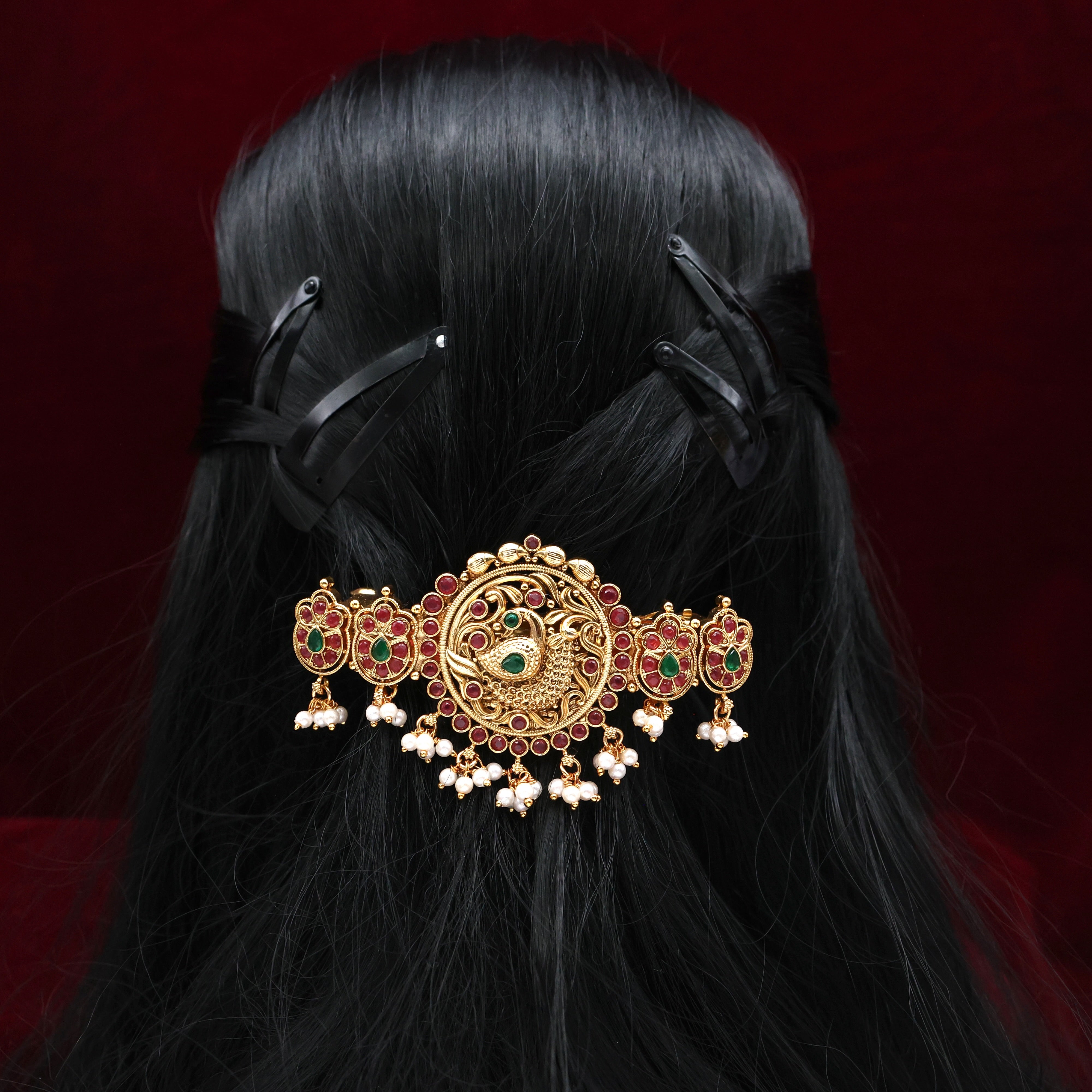 Premium Nagas Kemp Mayuri French Barrette Hair Clip