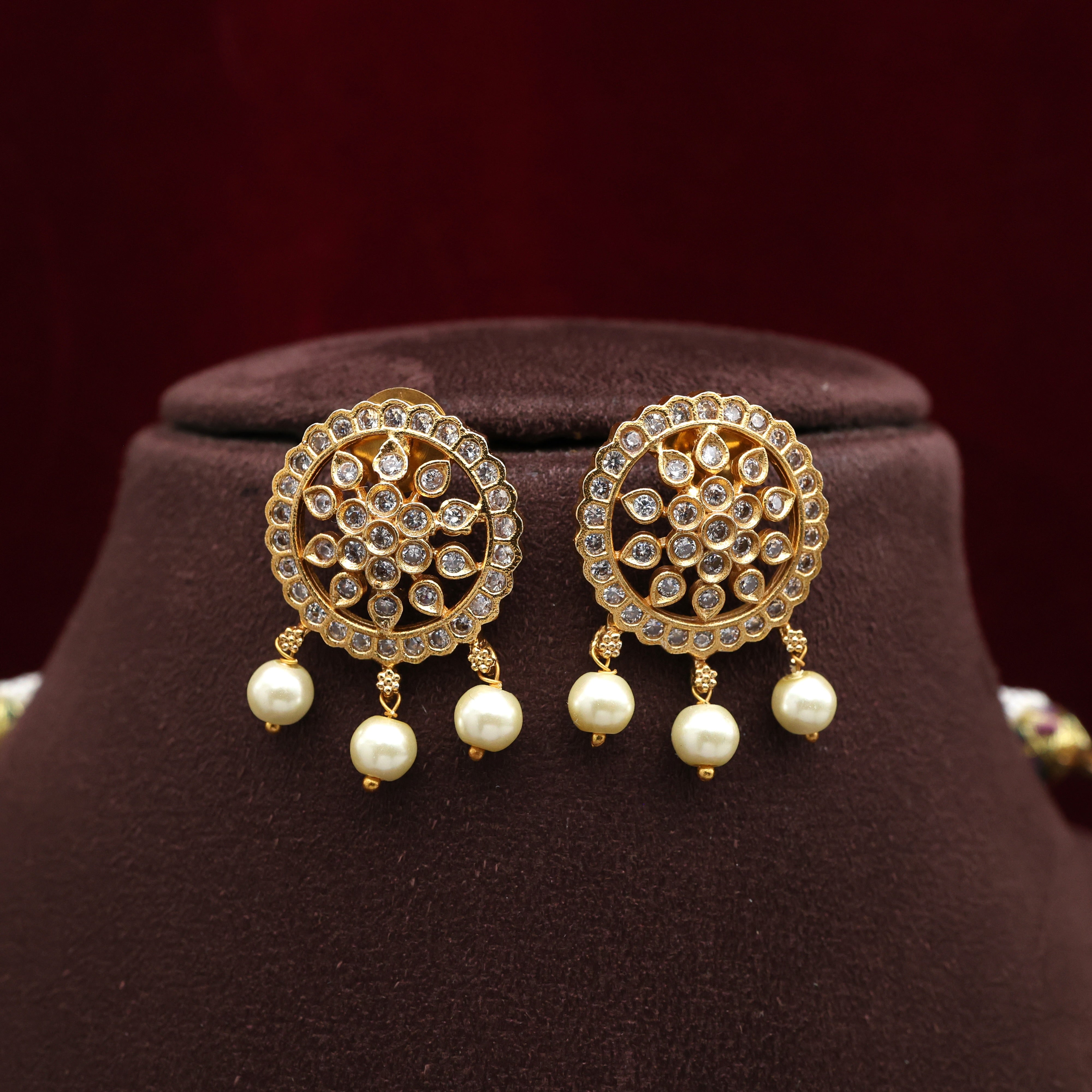 Antique AD Kids Friendly Star Chakra Pendant Lightweight Necklace Set