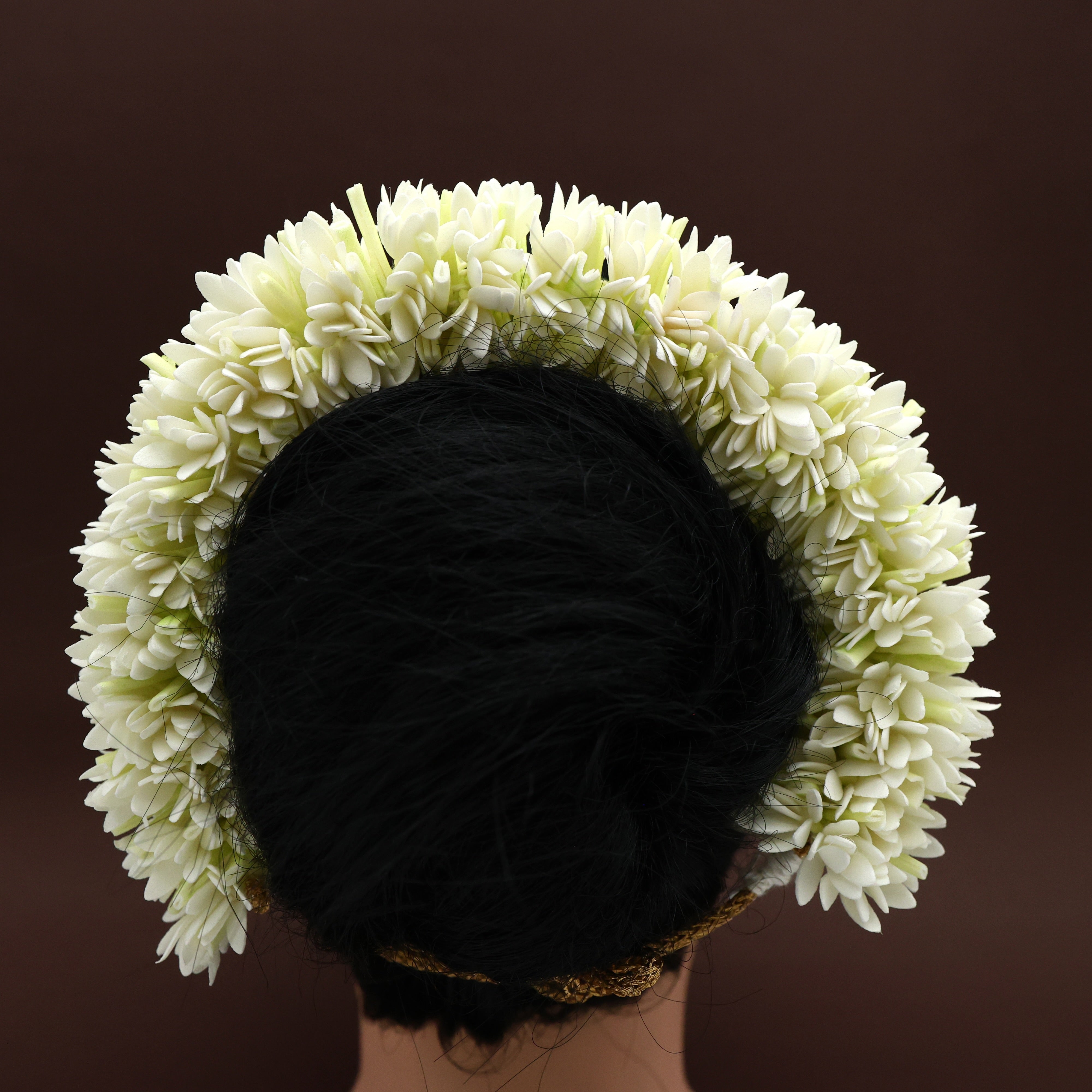 Handmade Real Look Foam Mulla Poo Bridal Veni