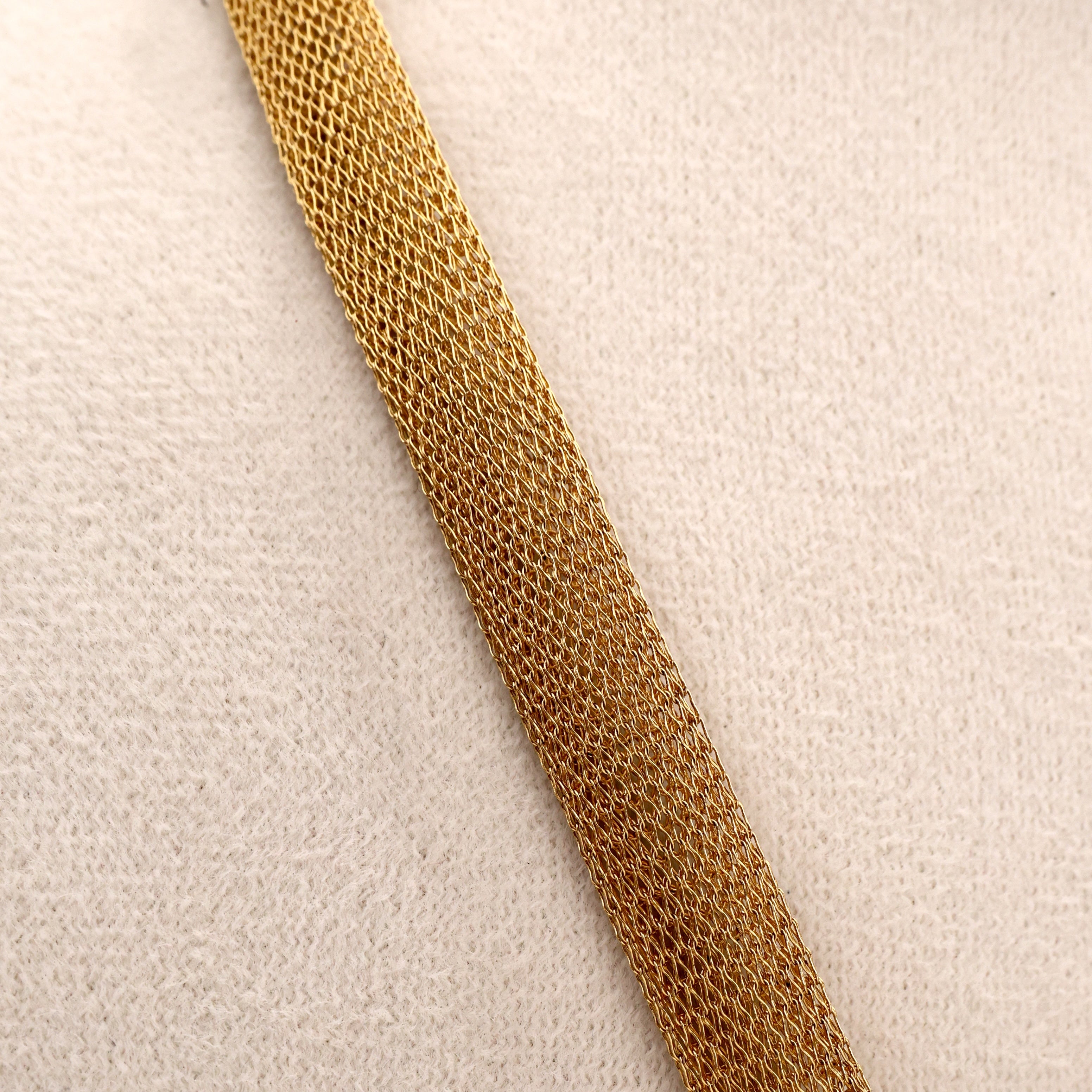 Gold Look Antique Premium Kemp Tiger Claw Pendant Flat Thick Chain Necklace