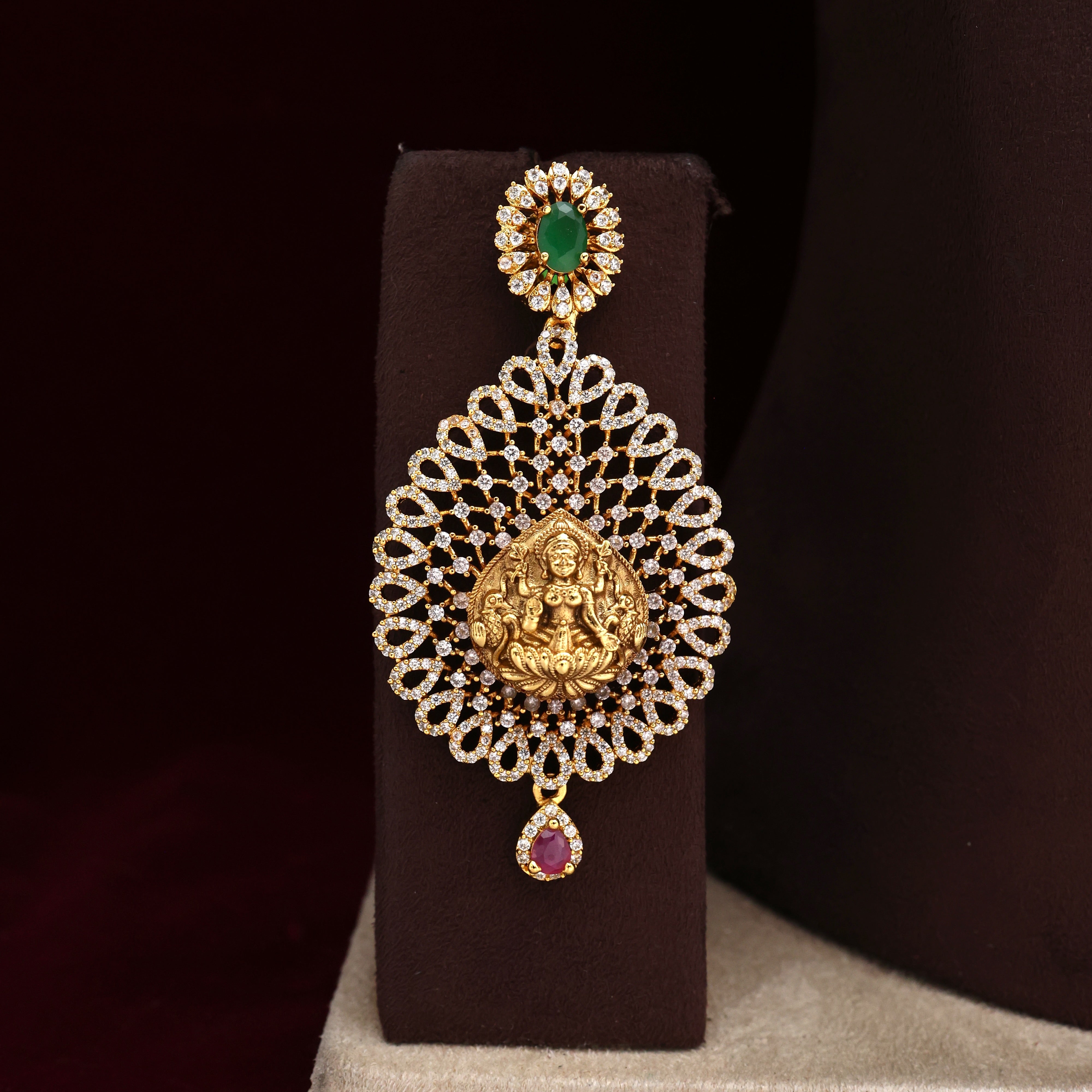 DIAMOND LOOK AD GRAND HEAVY LAKSHMI BRIDAL HAARAM
