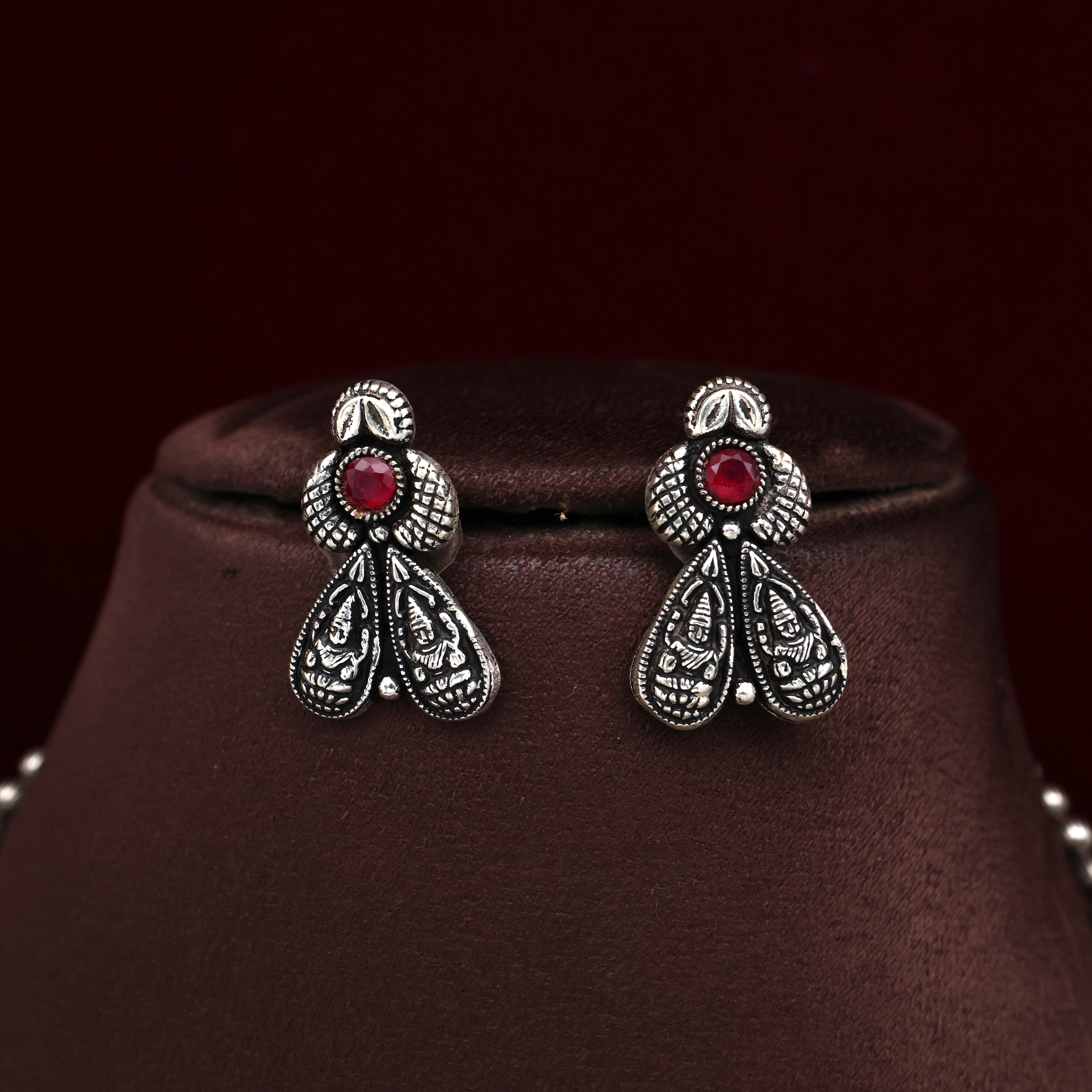 Silver Look Vintage Flower Chakra Mani Mala Set