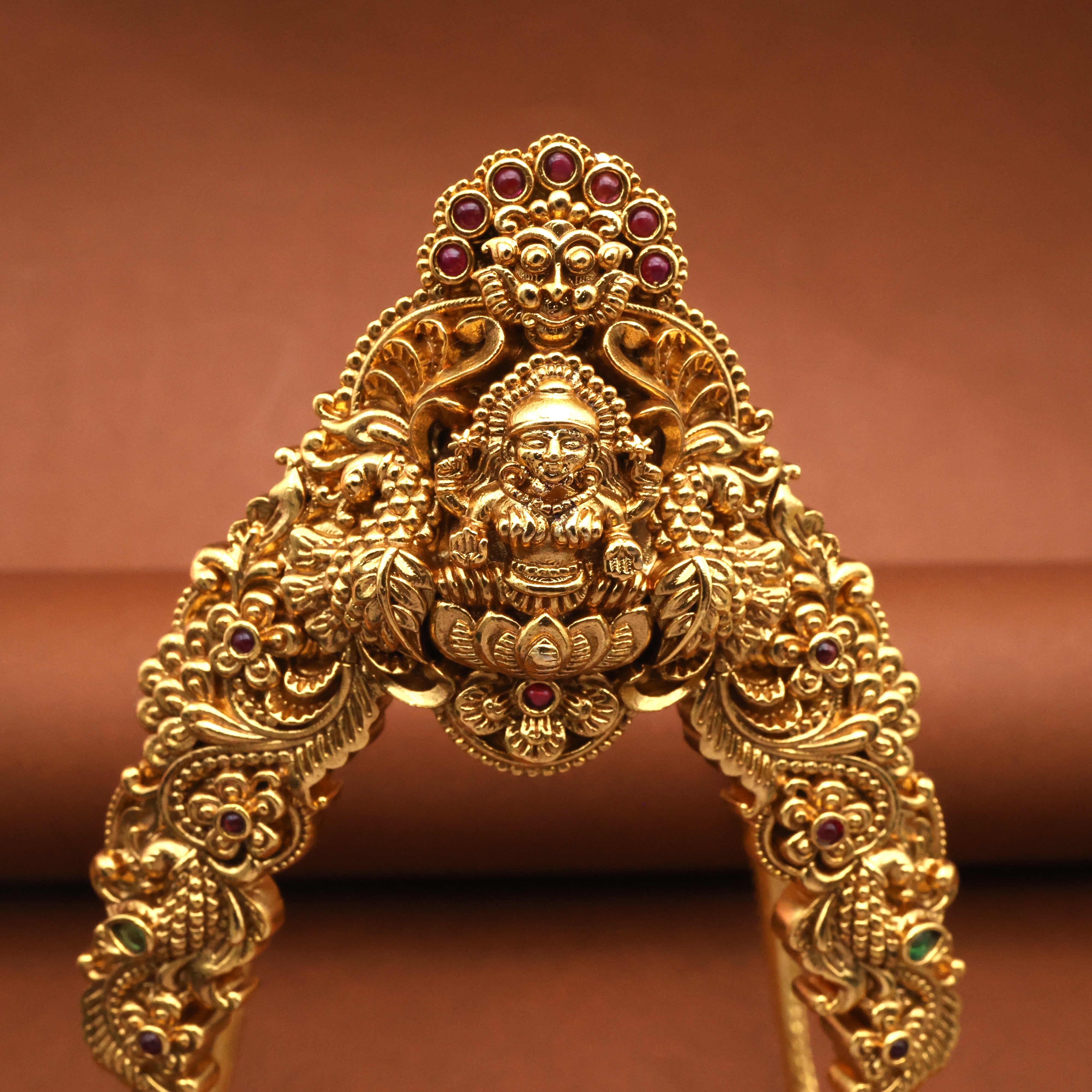 Antique Nagas Mayuri Lakshmi Kids Traditional Vankis - Pair of Vankis