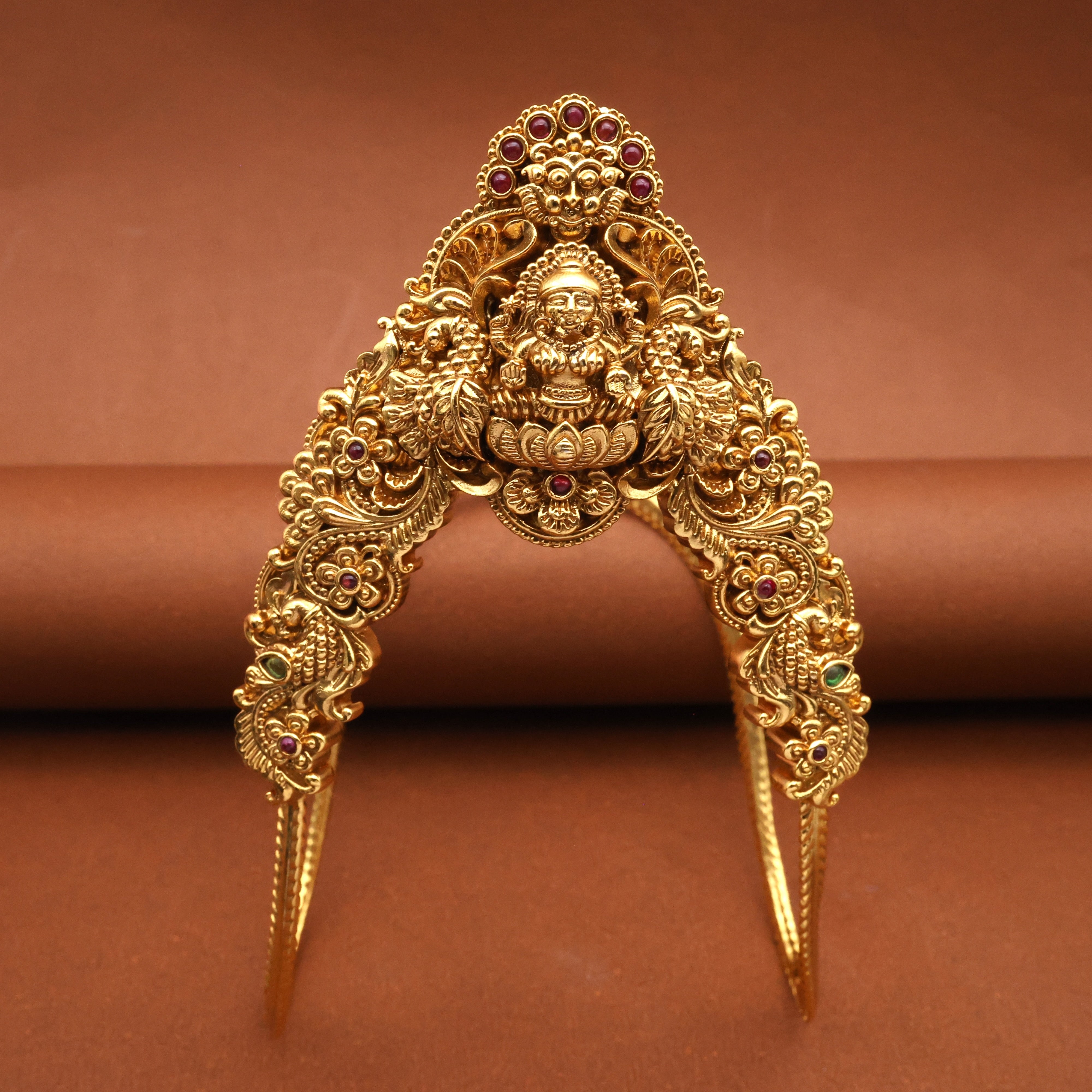 Antique Nagas Mayuri Lakshmi Kids Traditional Vankis - Pair of Vankis