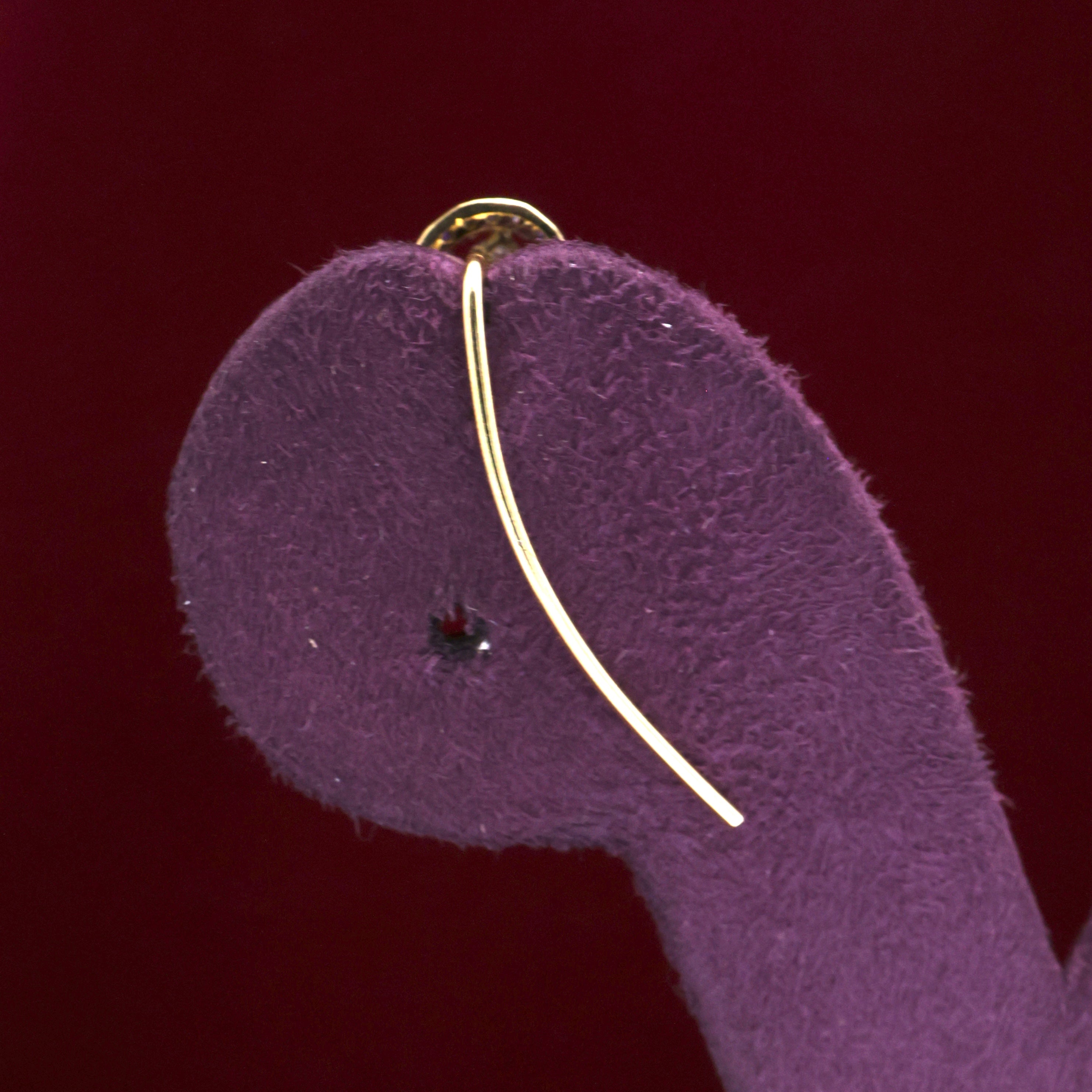 Gold Tone AD Diamond Look Star Flowers Earcuff Earrings