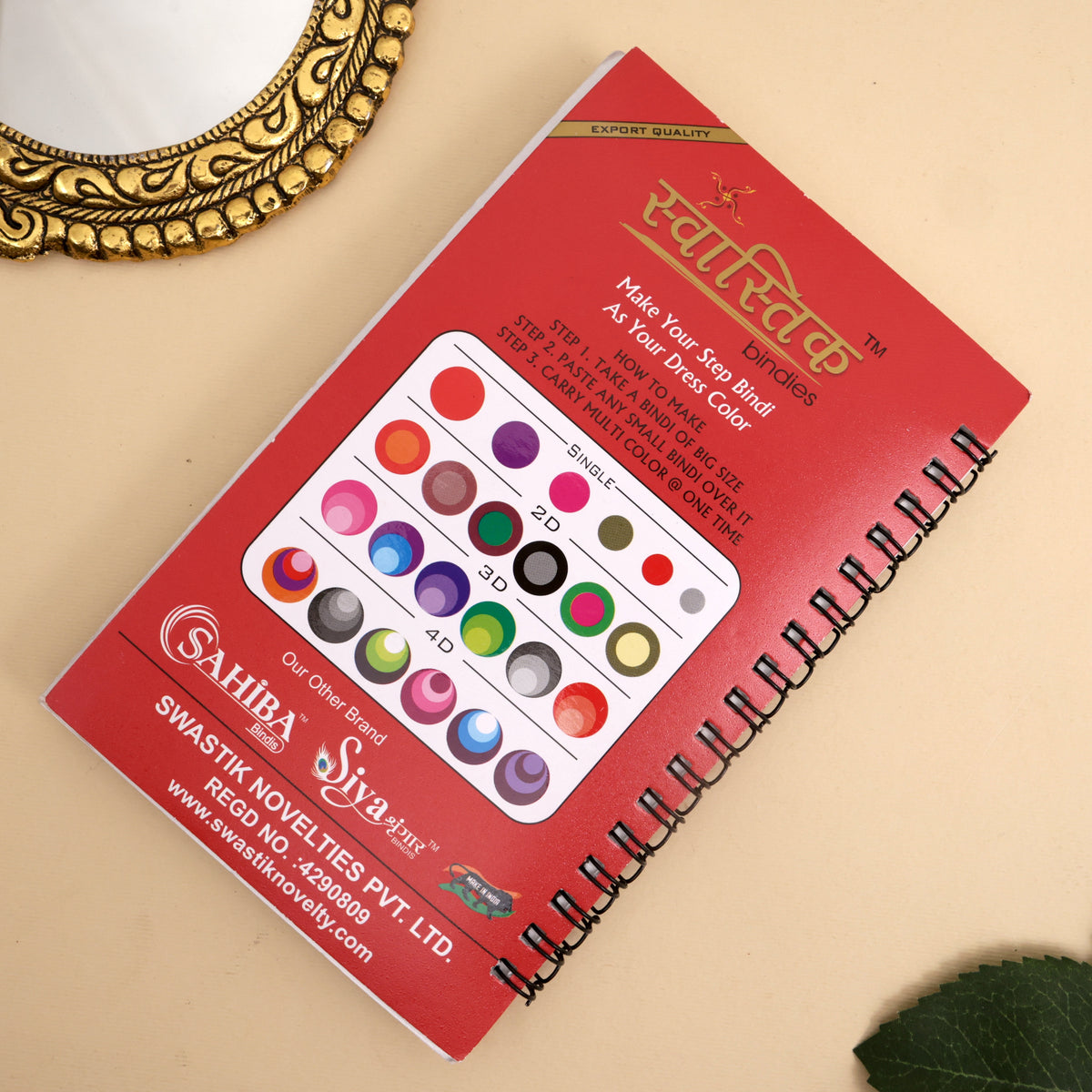 Stonework Premium Multicolour Shapes Bindi Book