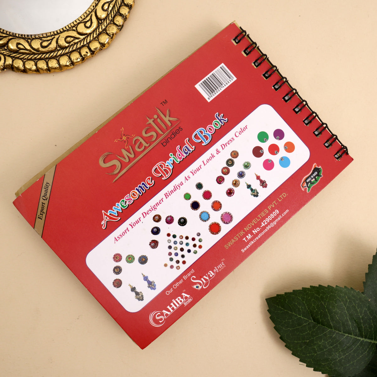 Premium Bridal Fancy Stone Work Round Multi Colour Bindi Book