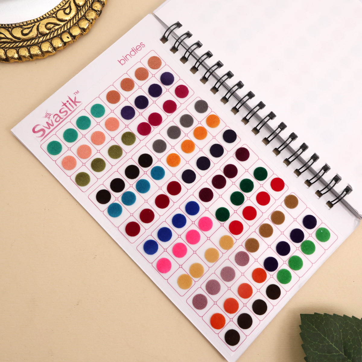 Premium Round Double Shade Multicolour Bindi Book