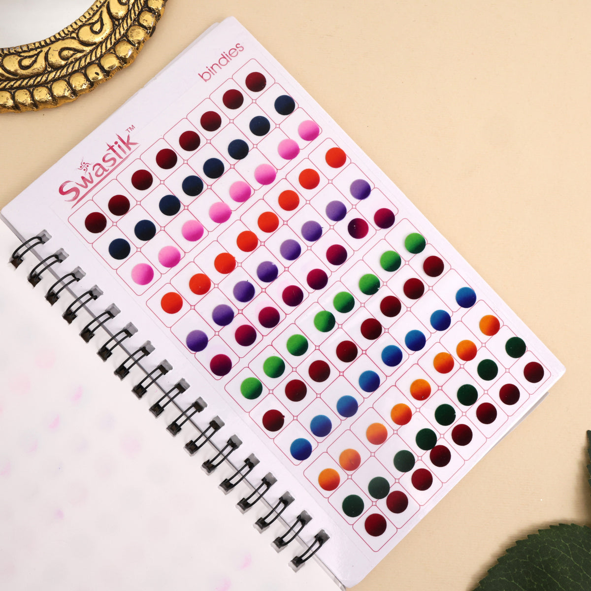 Premium Round Double Shade Multicolour Bindi Book