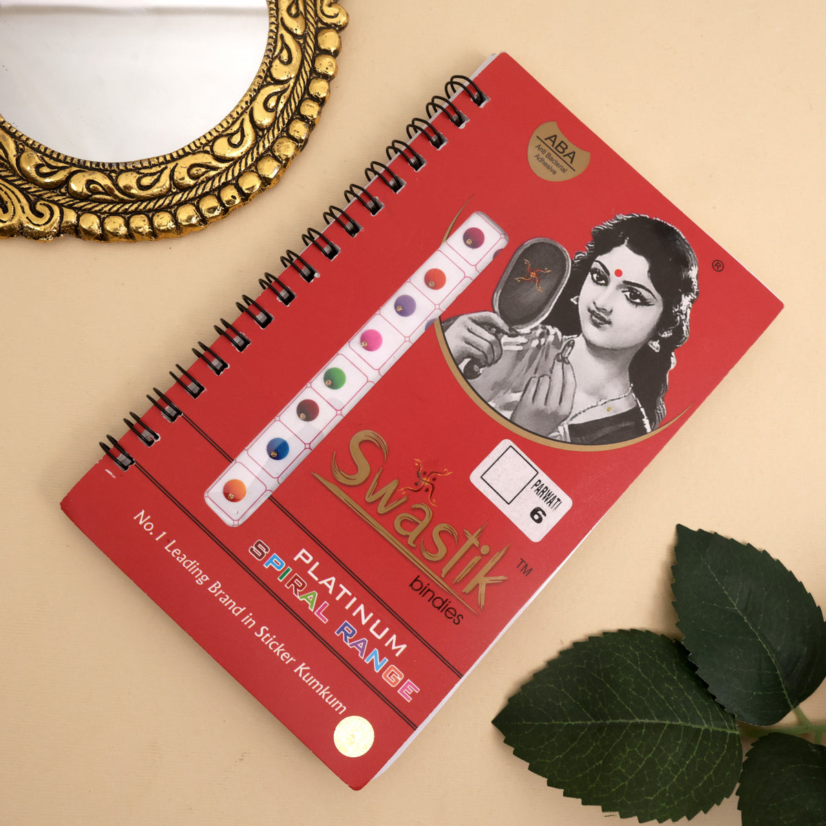 Premium Double Shade Single Stone Premium Round Multicolour Bindi Book