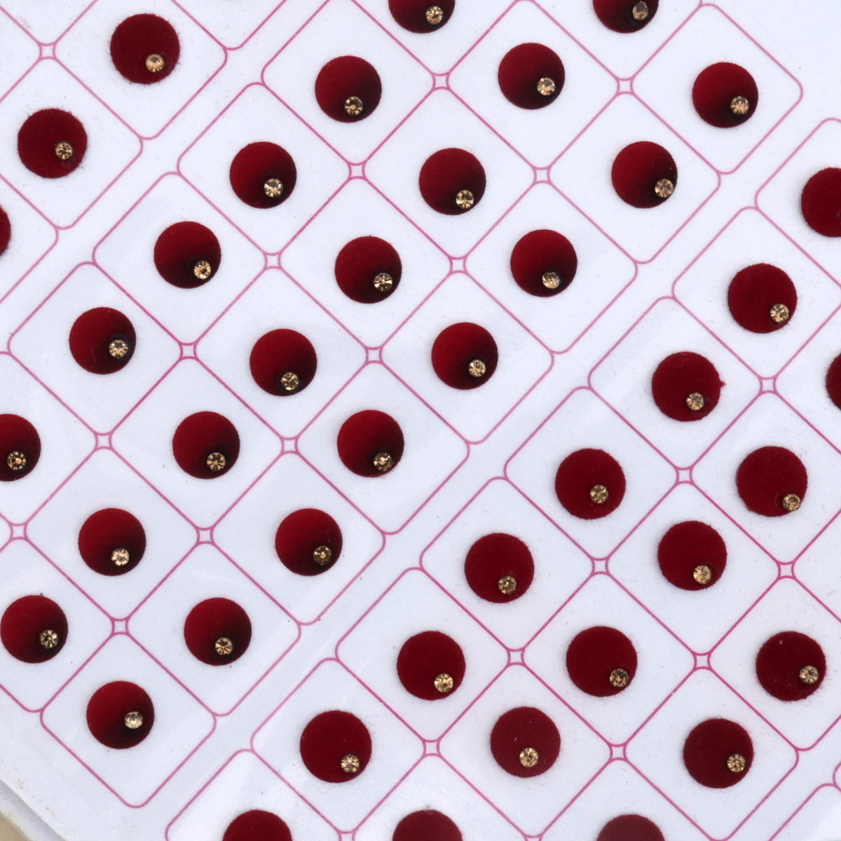 Premium Double Shade Single Stone Premium Round Multicolour Bindi Book