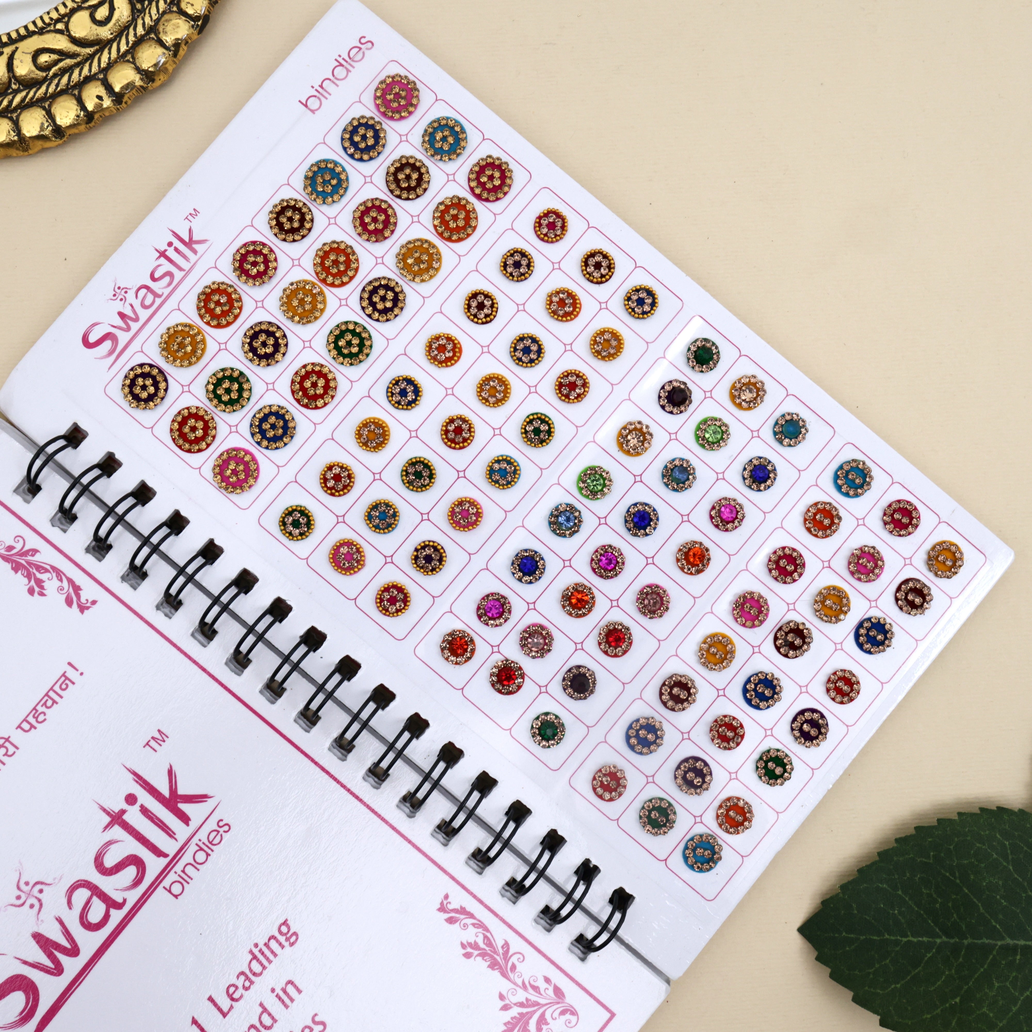 All In One Premium Stone Work Bridal Bindi Book - 480 Bindis