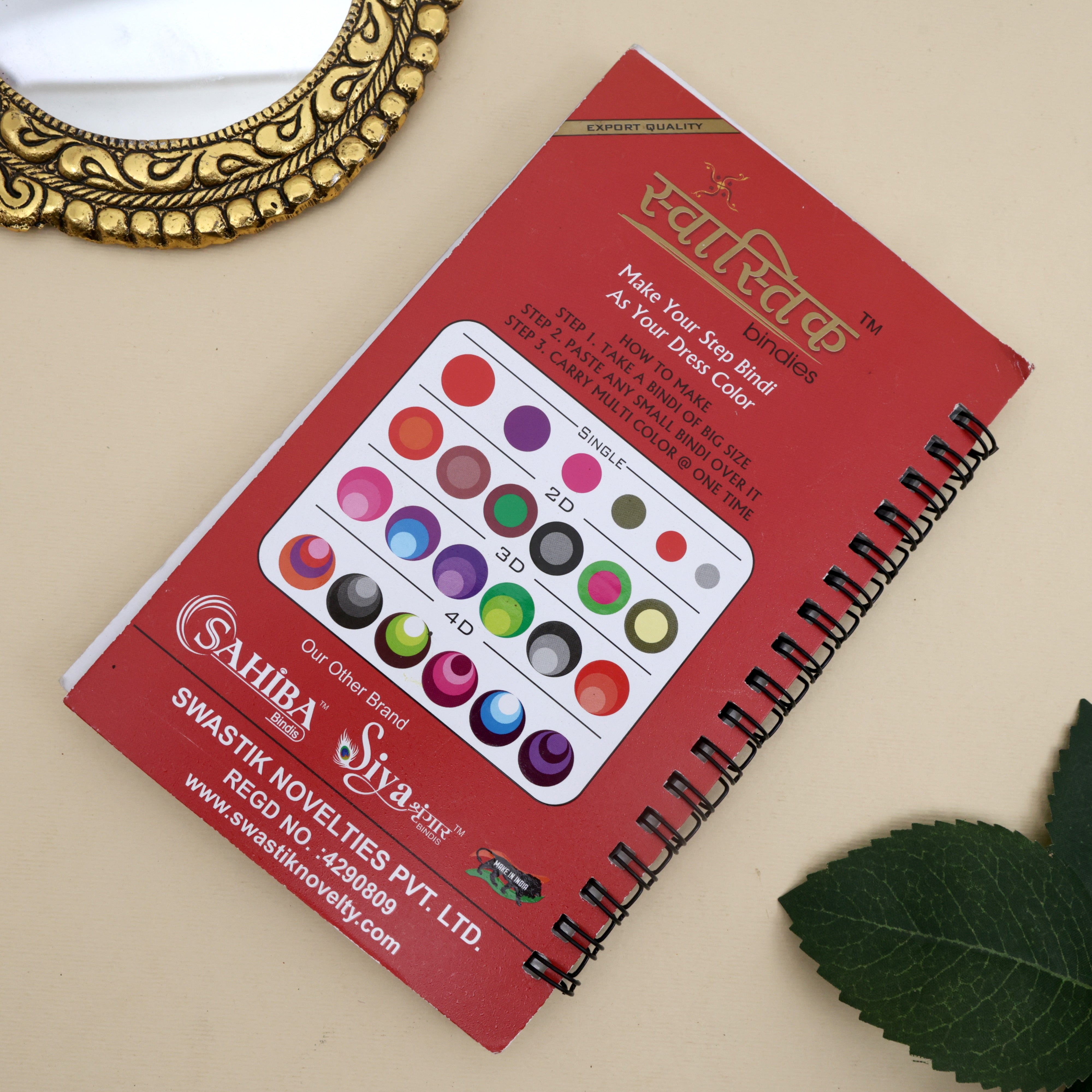 All In One Premium Stone Work Bridal Bindi Book - 480 Bindis