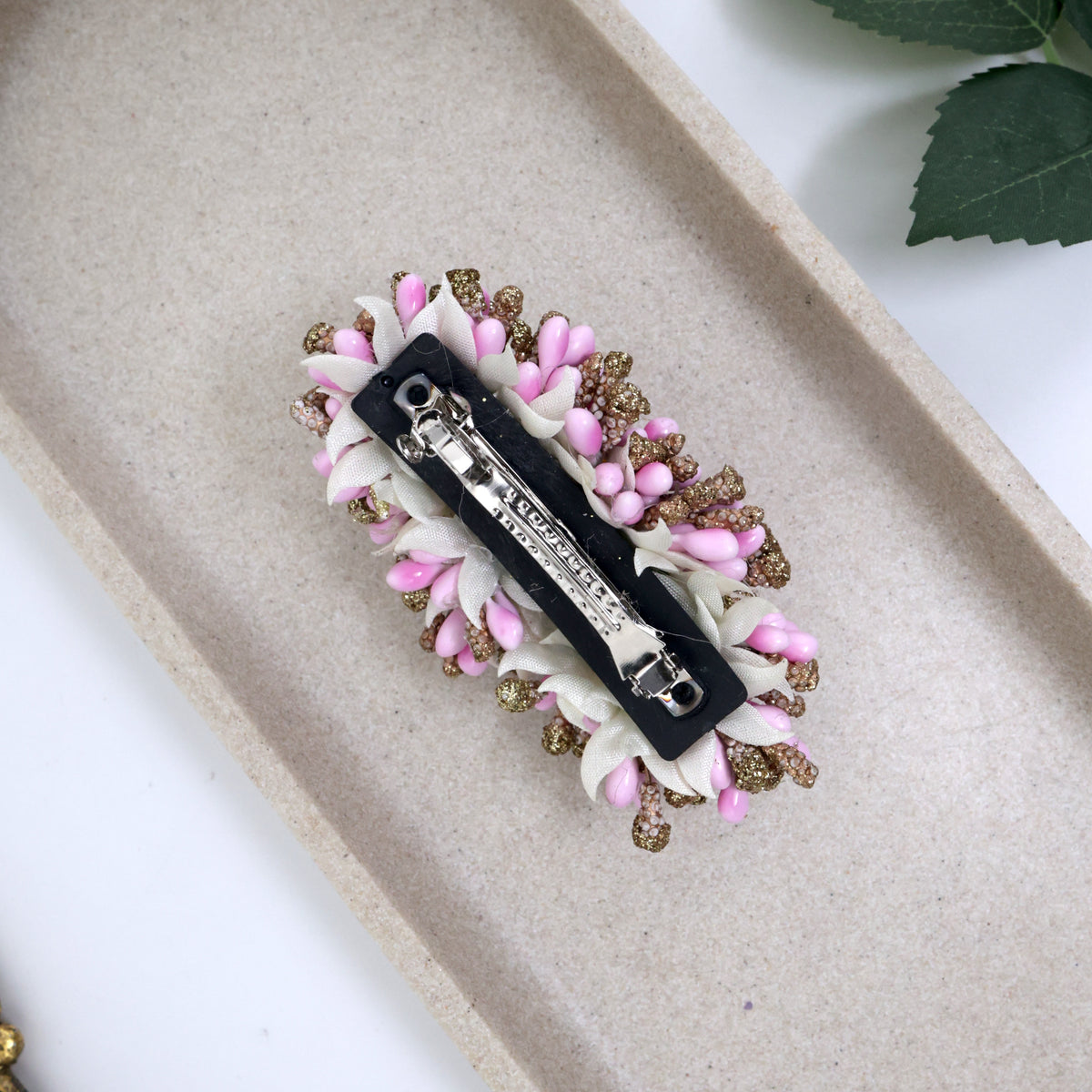 Handmade Pollens Fancy French Barrette Hair Clip