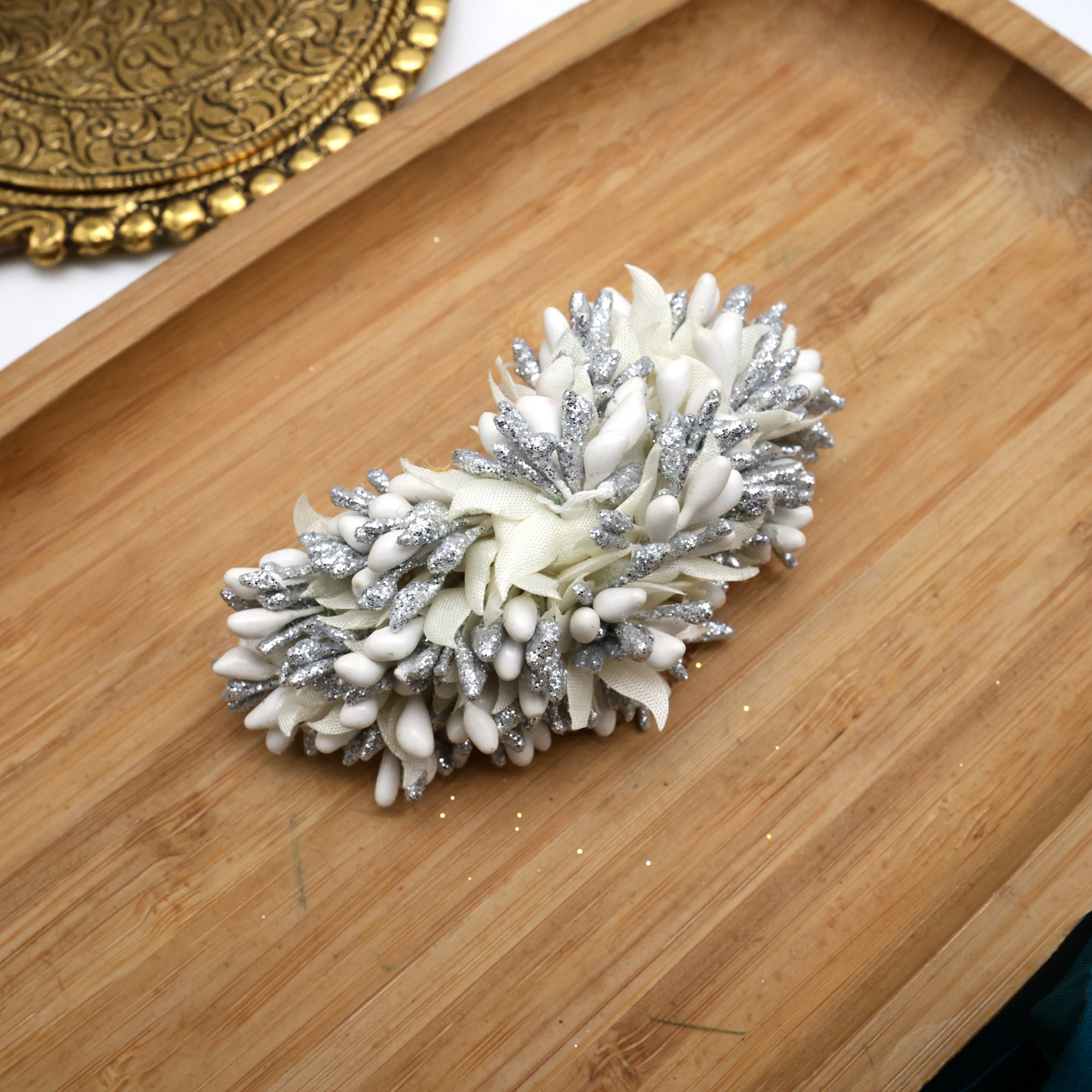 Handmade Fancy Pollens French Barrette Hair Clip For Women
