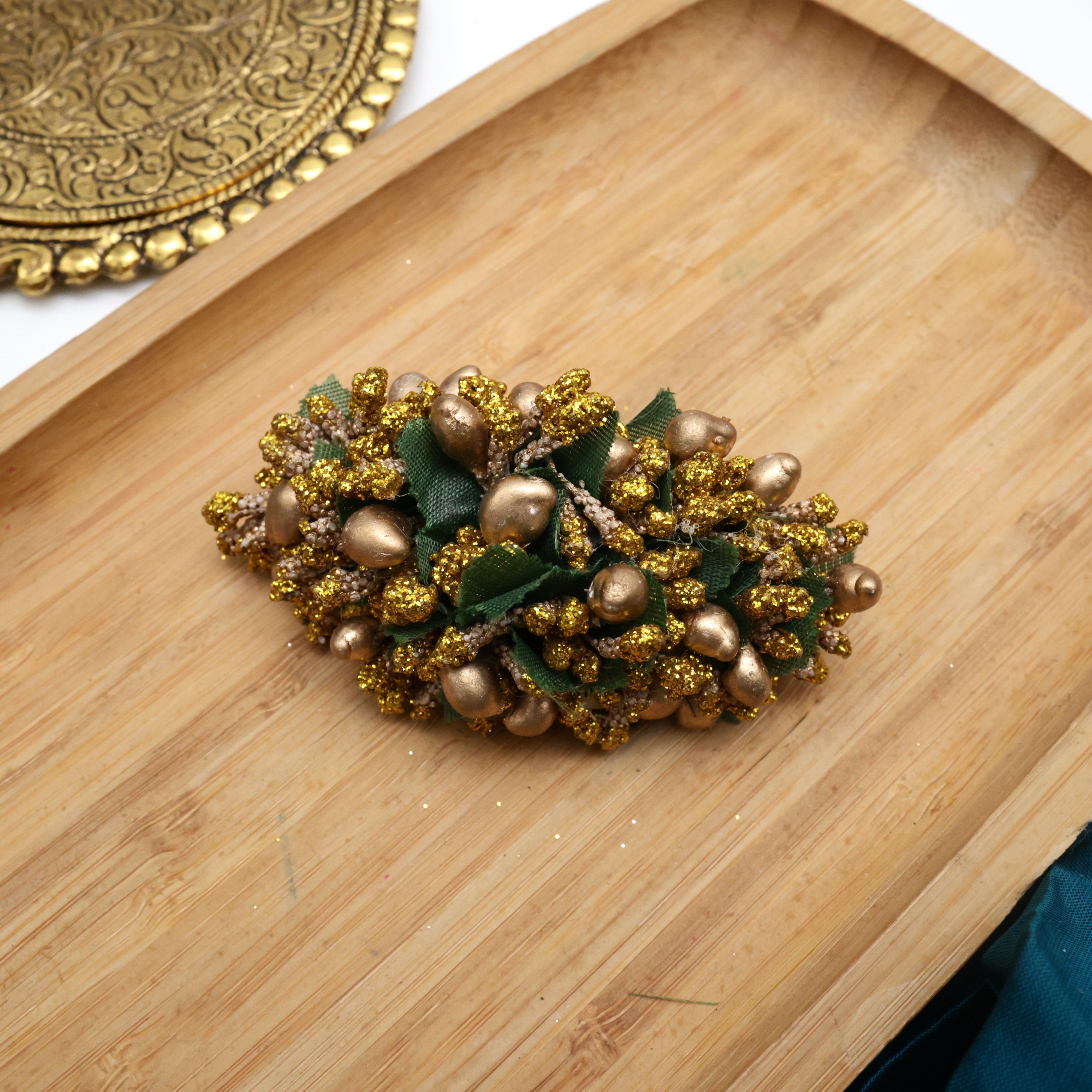 Handmade Fancy Pollens French Barrette Hair Clip For Women