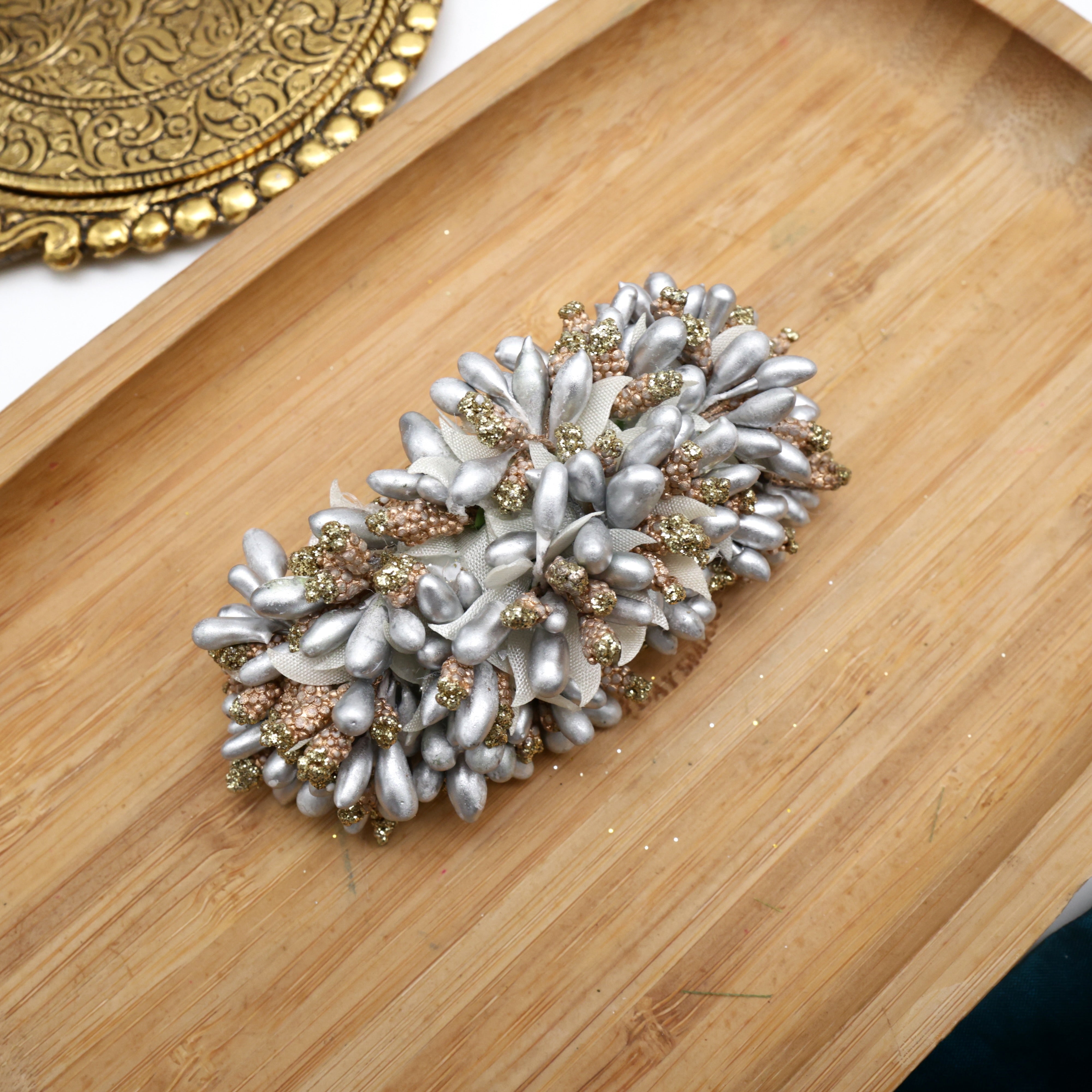 Handmade Fancy Pollens French Barrette Hair Clip For Women