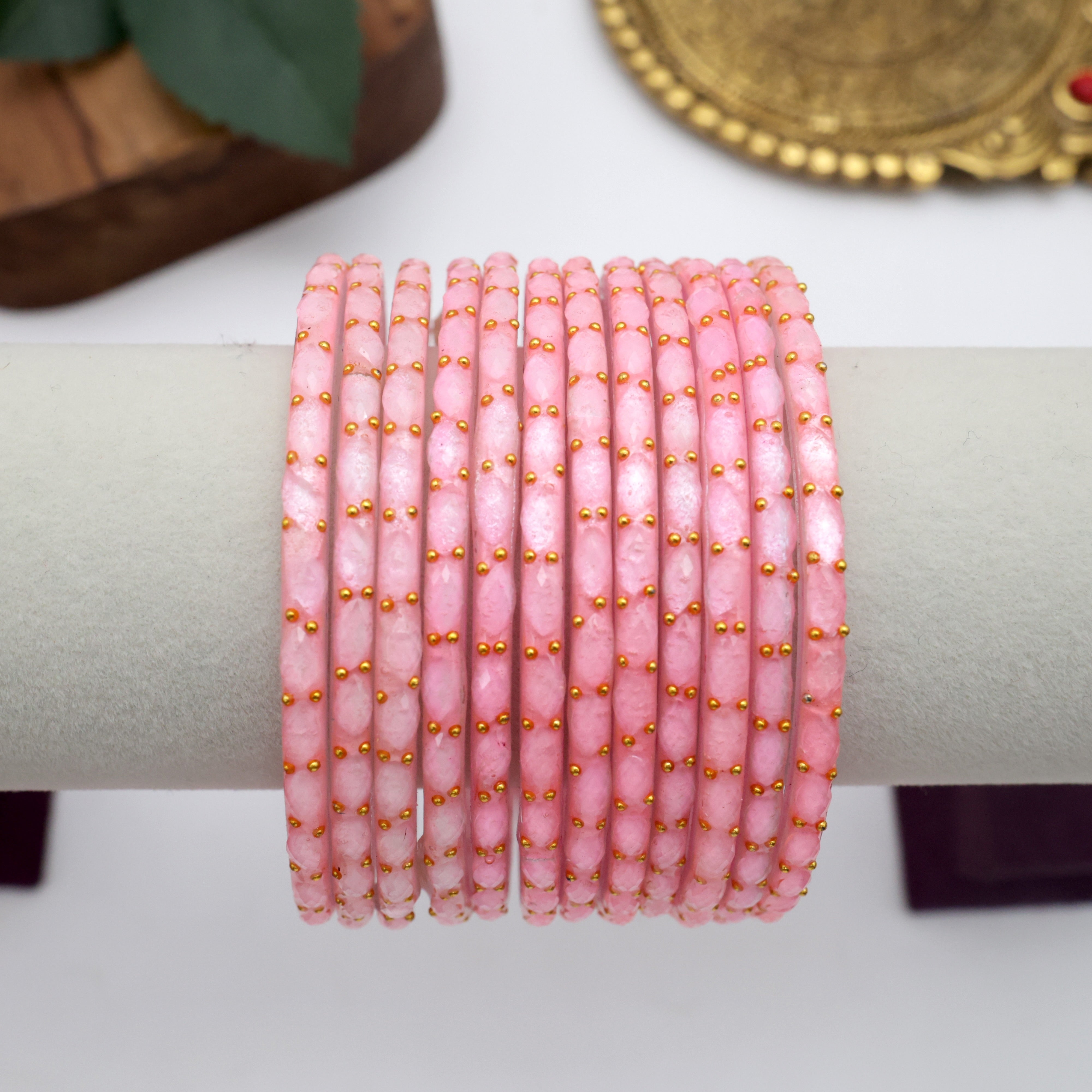 NEW PREMIUM CANDY RAINDROP BANGLES (ONE DOZEN) -Cotton Candy