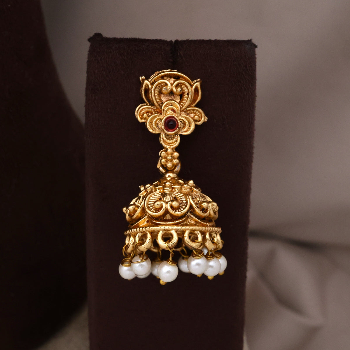 Antique 3d Embossed Lakshmi on Kireetam Bridal Combo Set