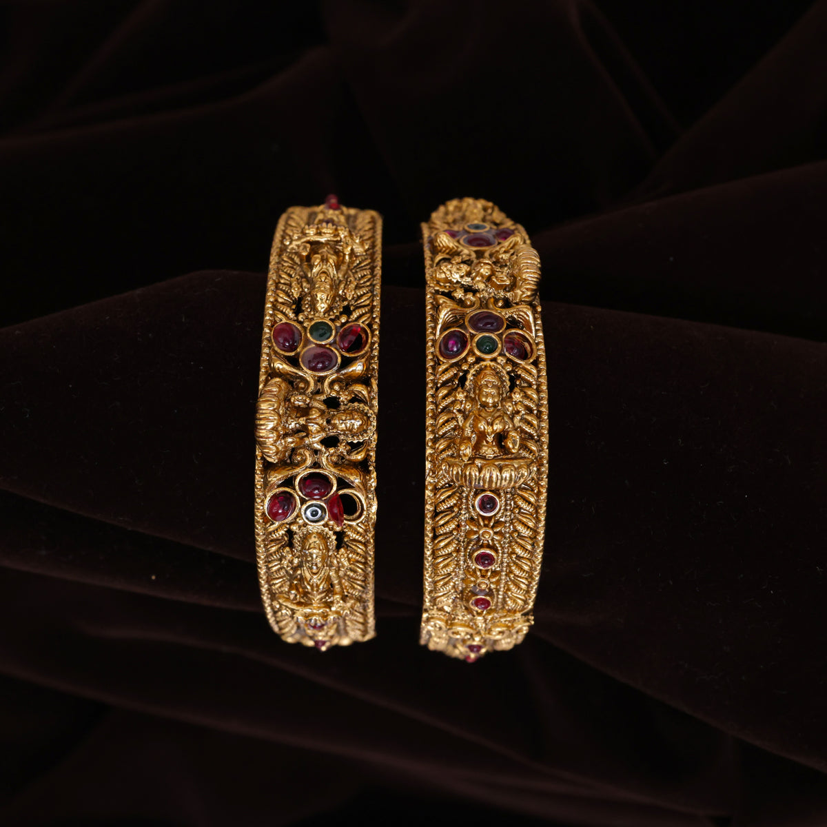 Antique Nagas Mahalakshmi Budget Bridal Bangles