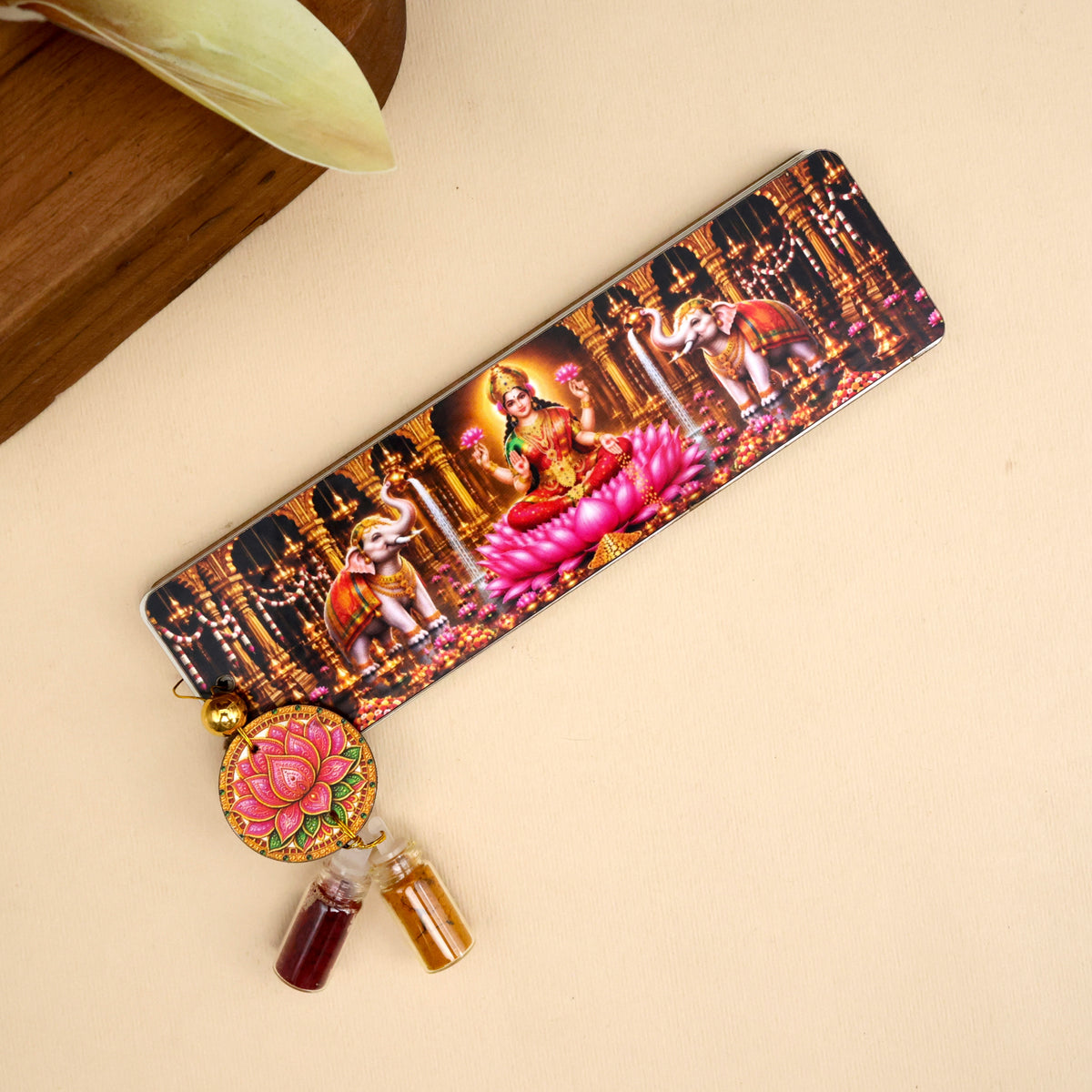 MDF Mahalakshmi Ashtagam Tamil Haldi Kumkum Set