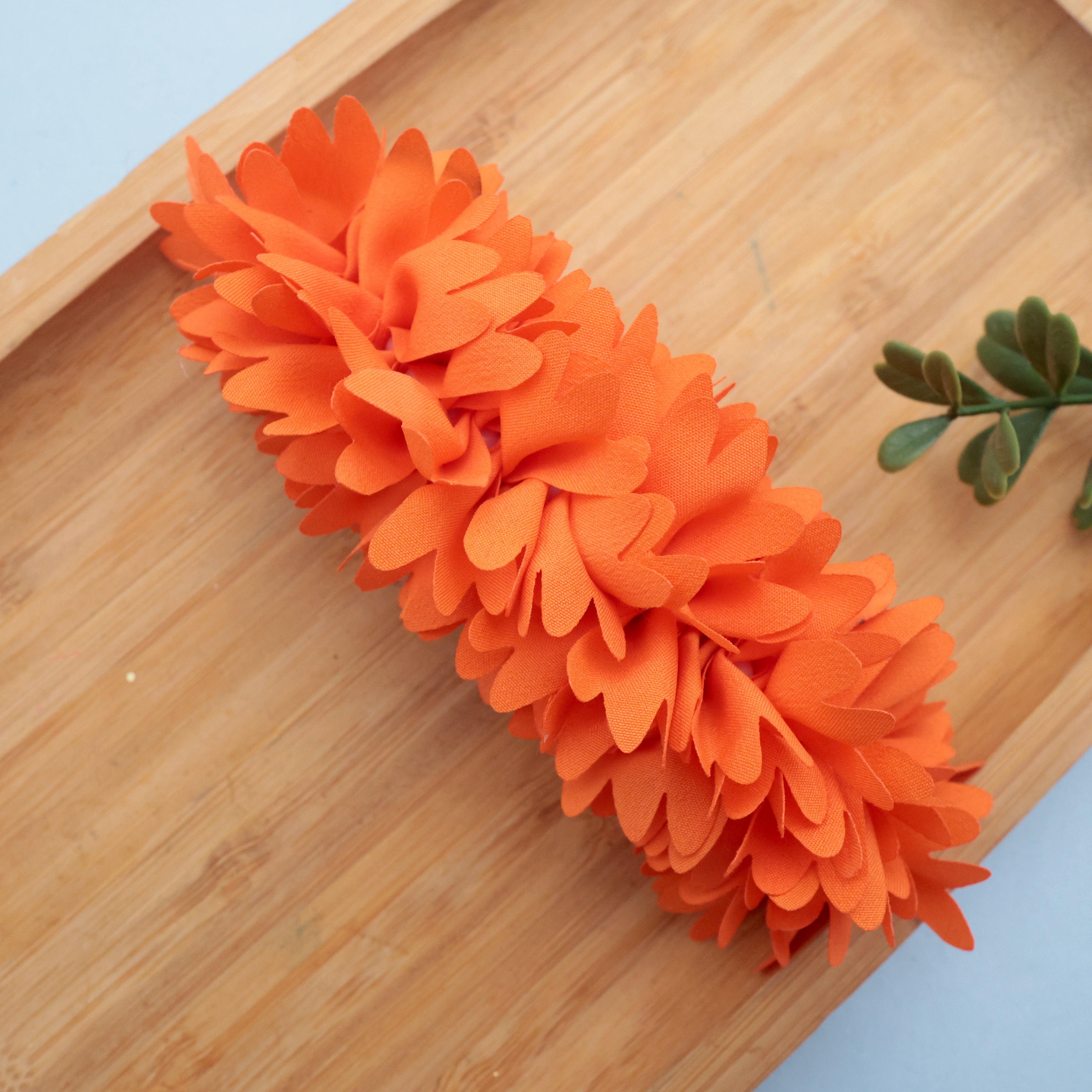 Handmade Pichi Poo Big Size French Barrette Hair Clip For Women - Kanakambaram