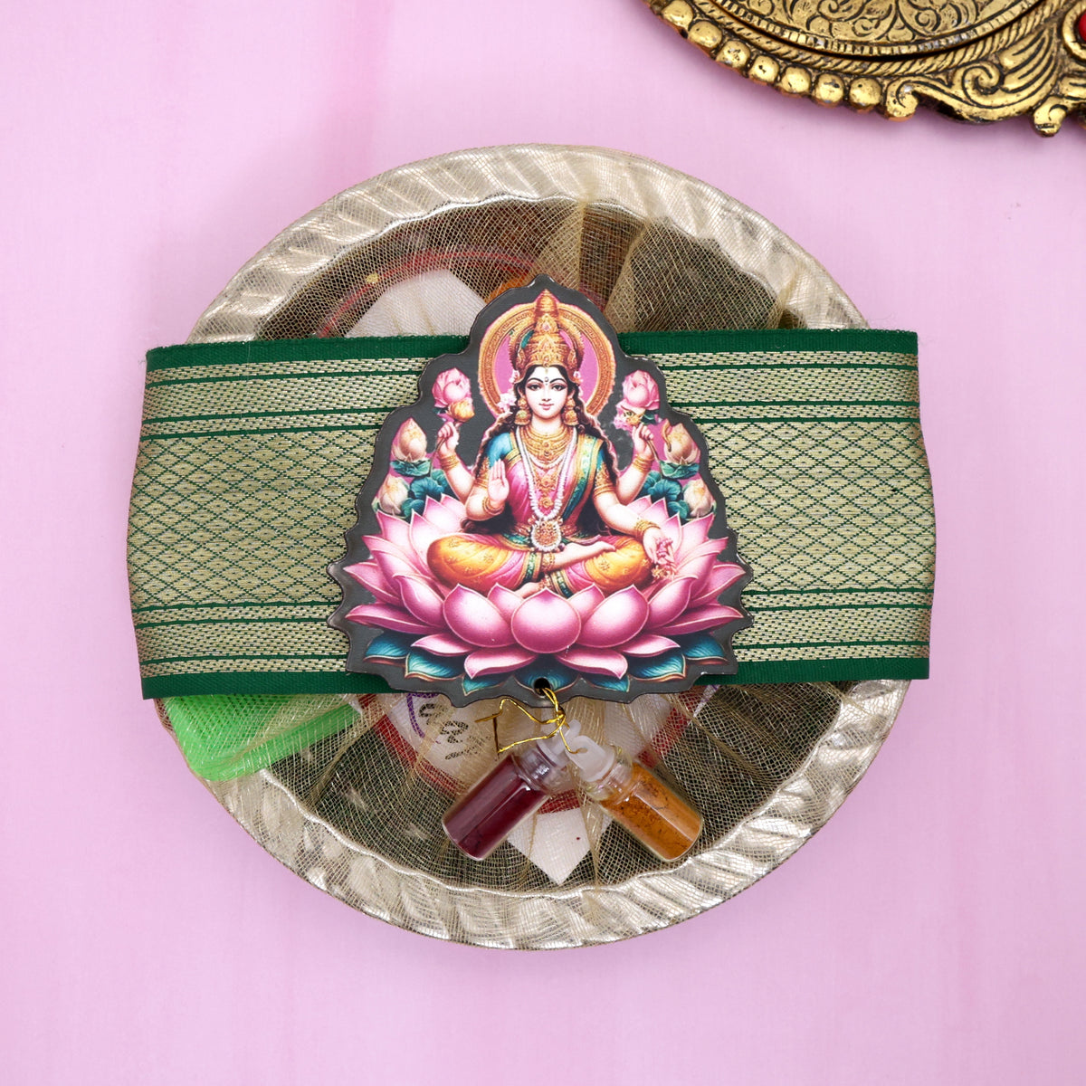 Lakshmi Zari MDF Mangalam Thamboolam Set