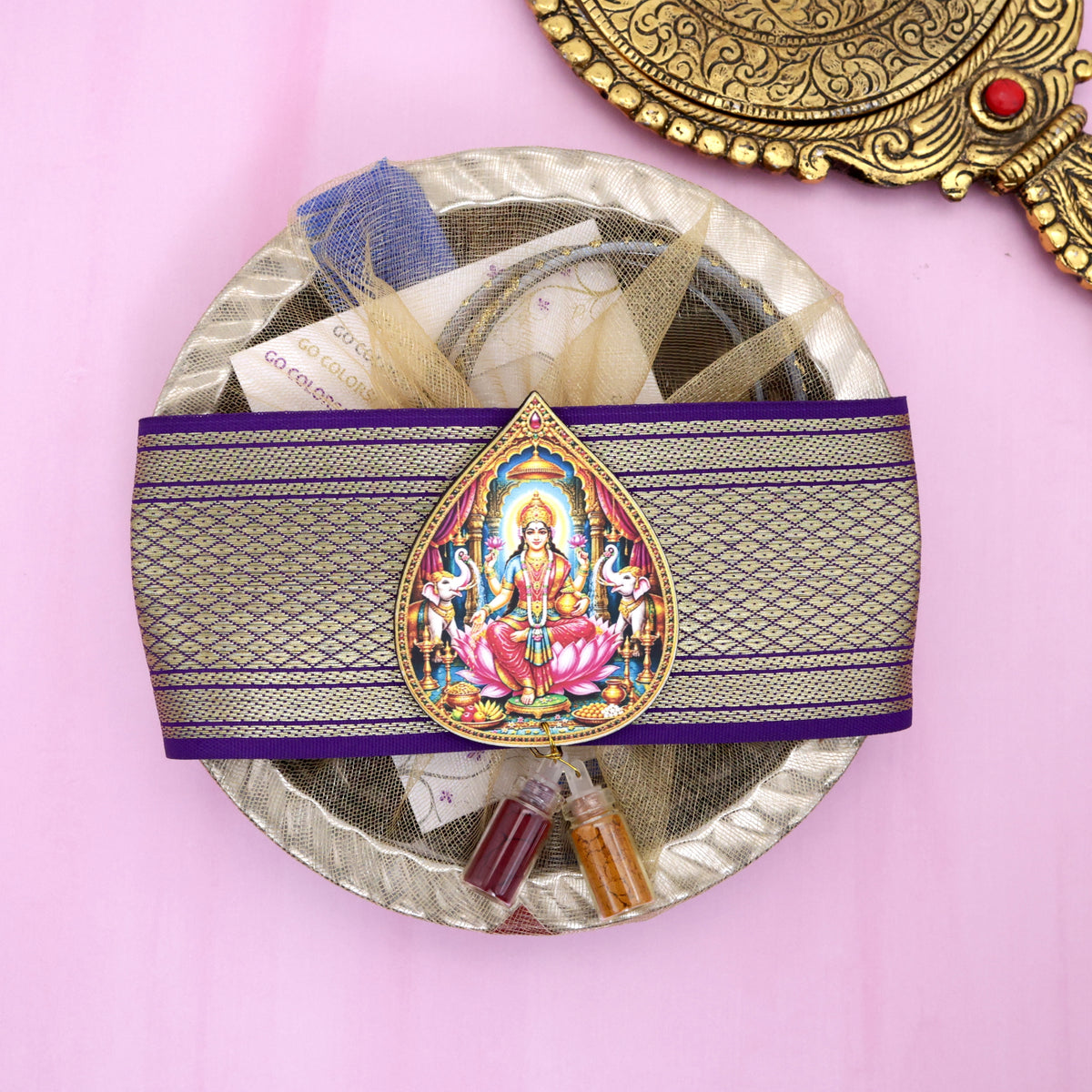 Lakshmi Zari MDF Mangalam Thamboolam Set