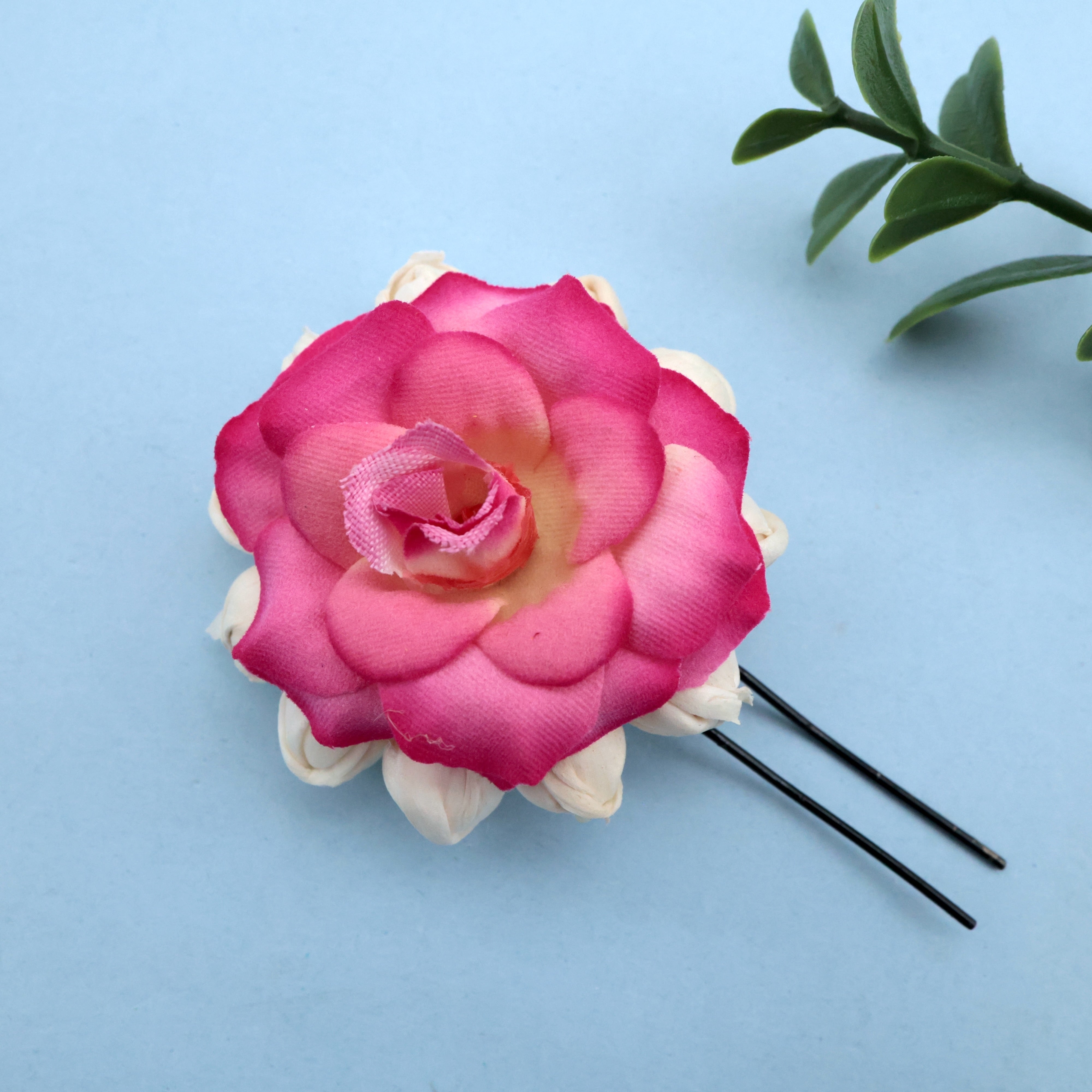 Pack of 9 Handmade Jasmine Rose U Pins