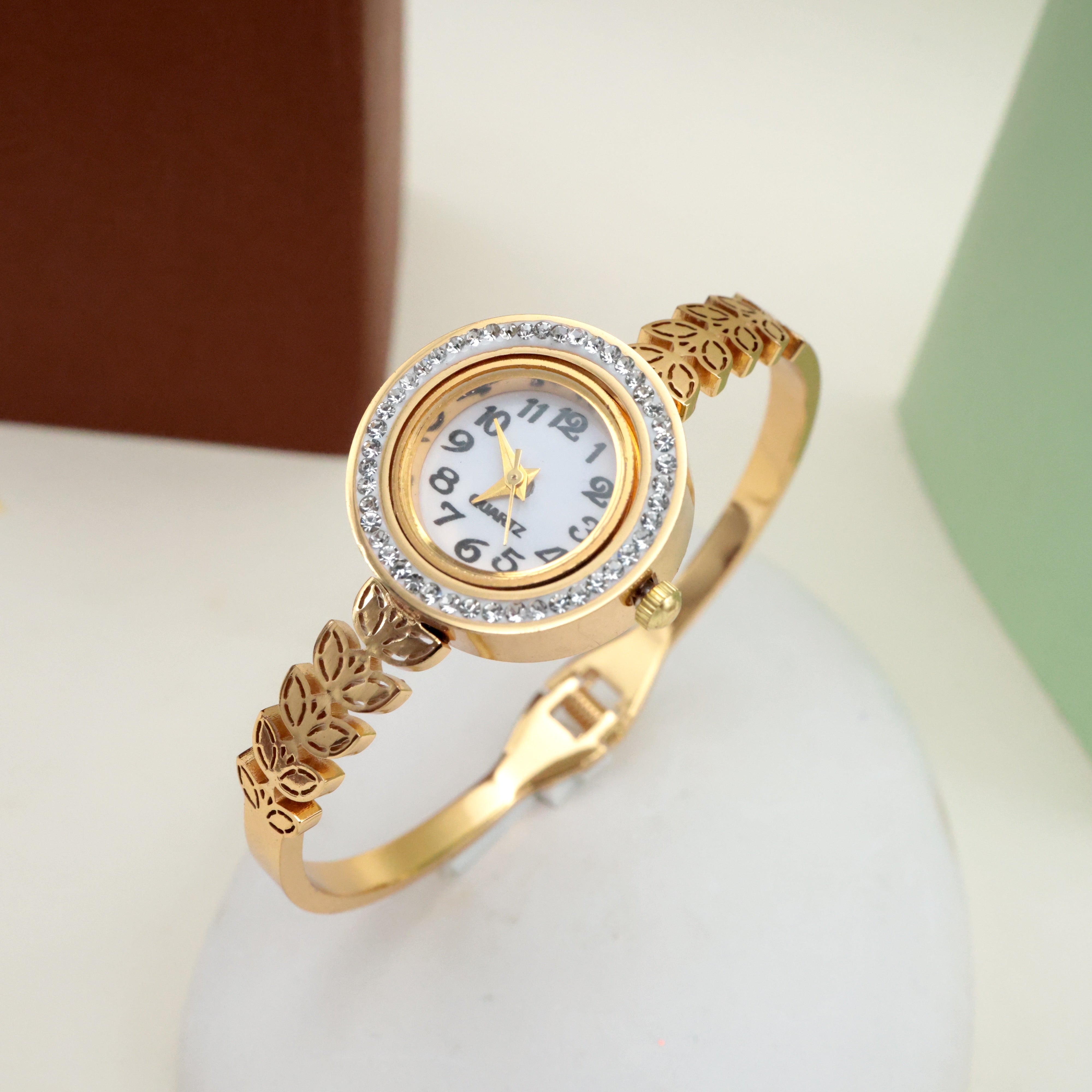 Premium Anti-Tarnish Openable Kada Bracelet Watch - BW0014