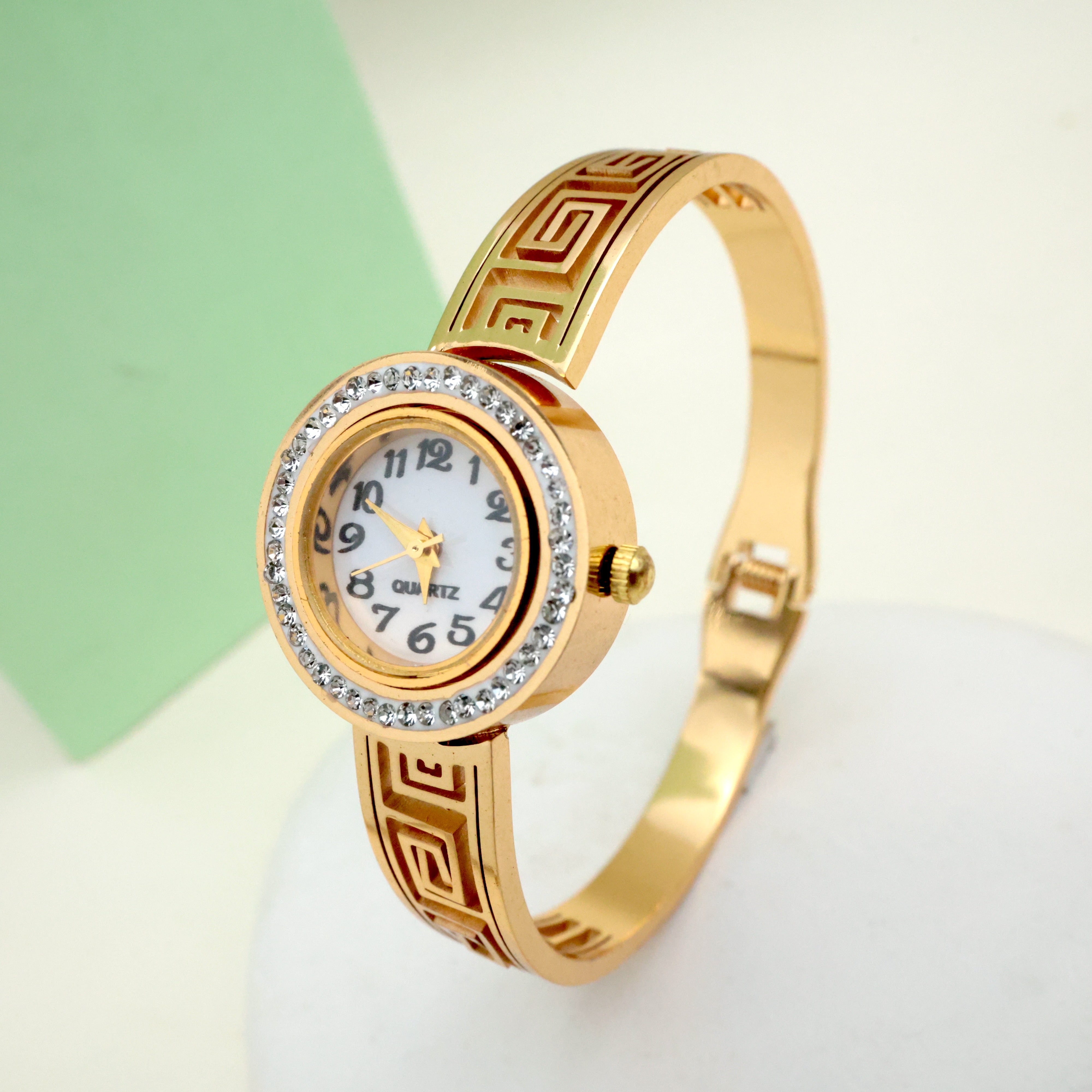 Premium Anti-Tarnish Openable Kada Bracelet Watch - BW009