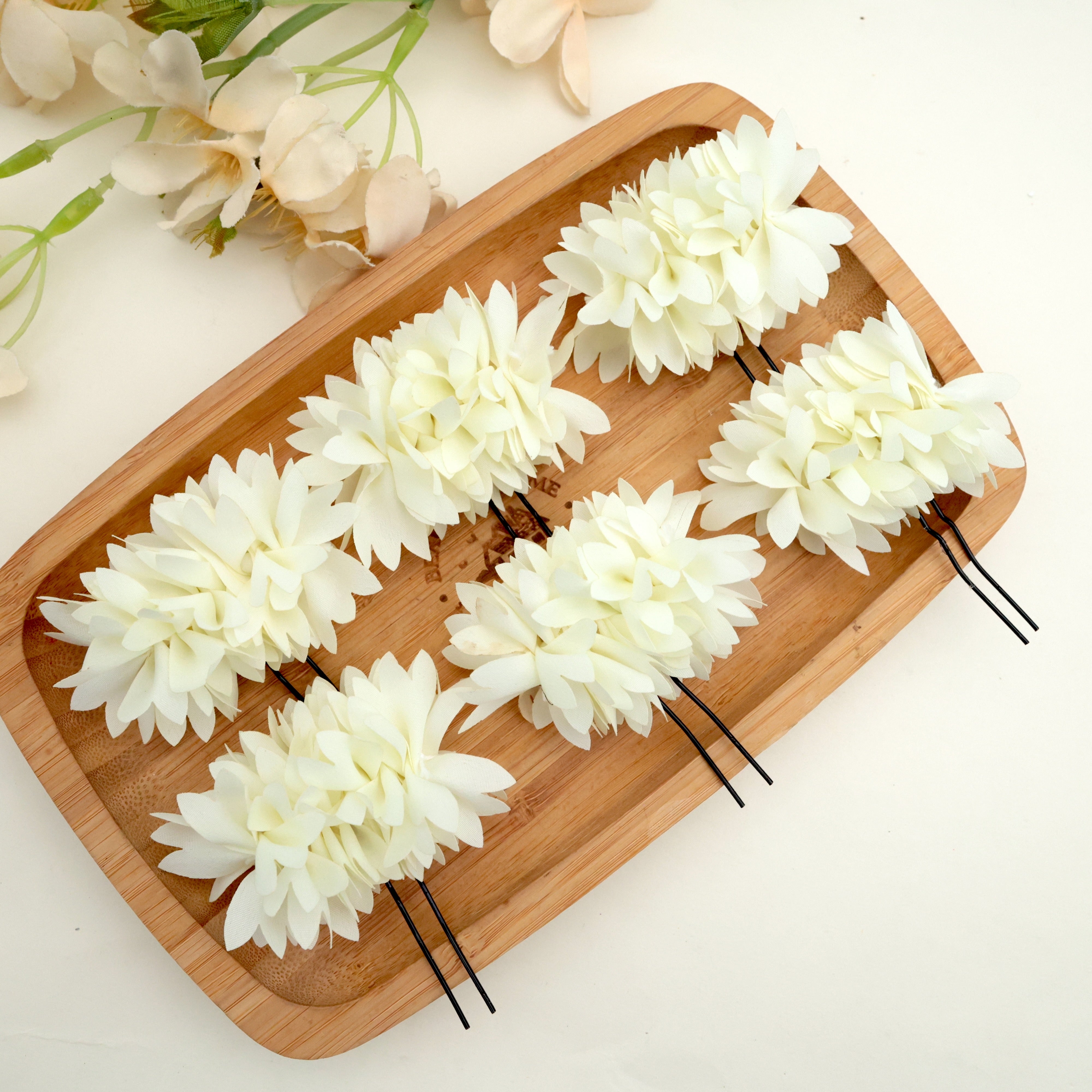 Pack of 6 Plain Pichi Poo U Pins For Hair