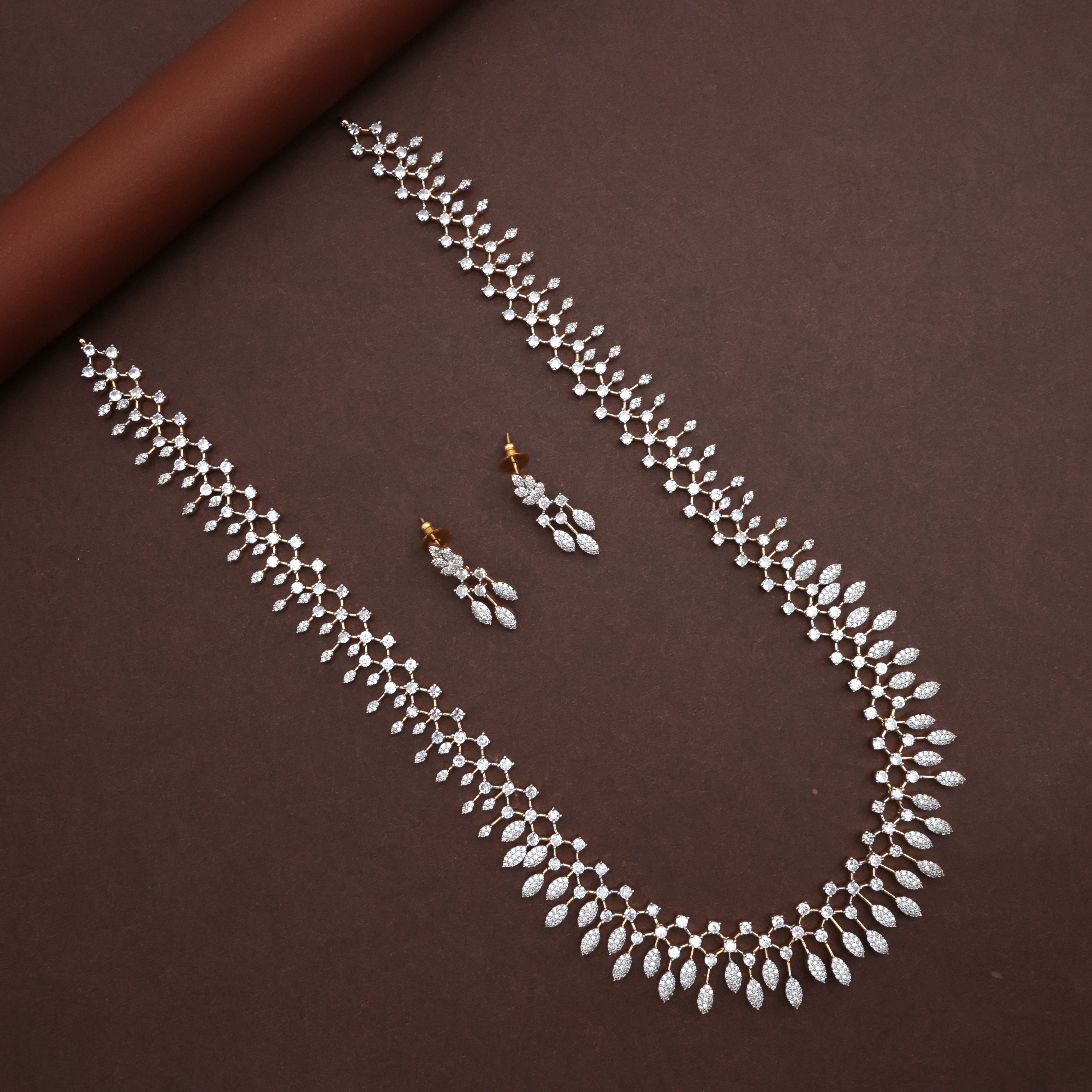 Diamond Look Alike GJ Polish Bridal Haaram