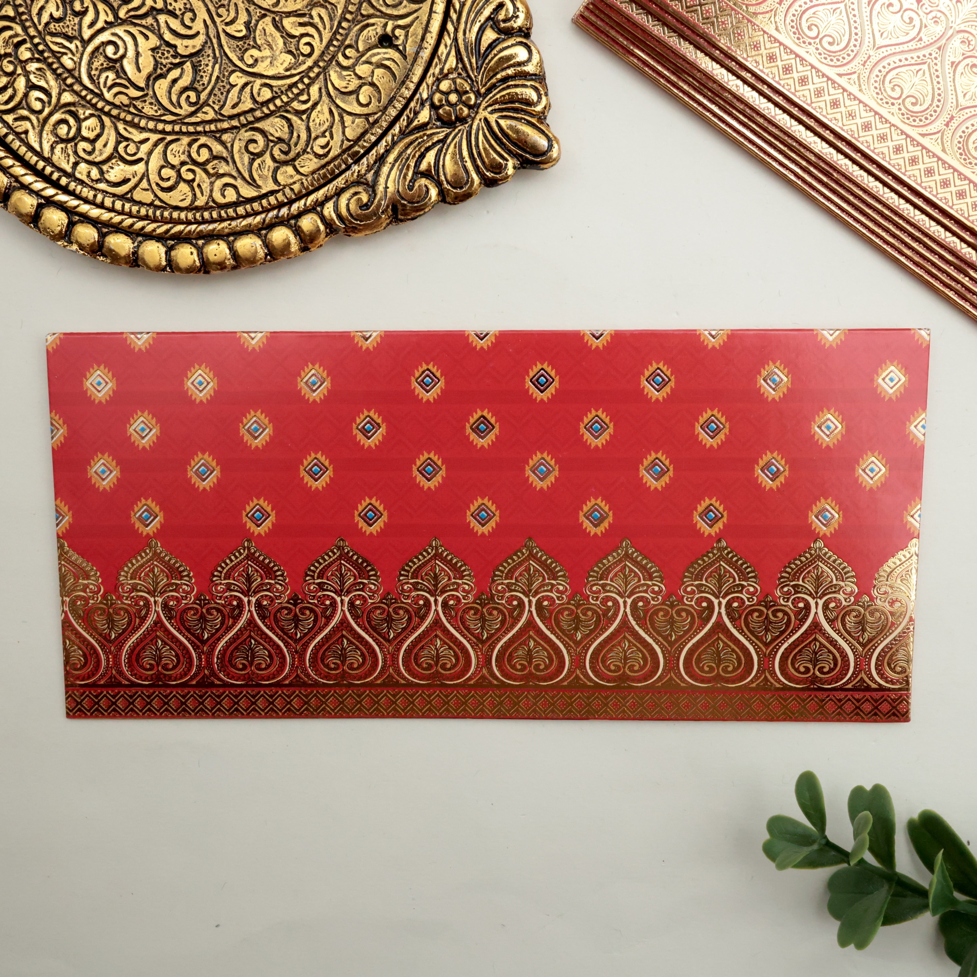Royal Shagun Premium Envelope - Pack of 5 -Zari