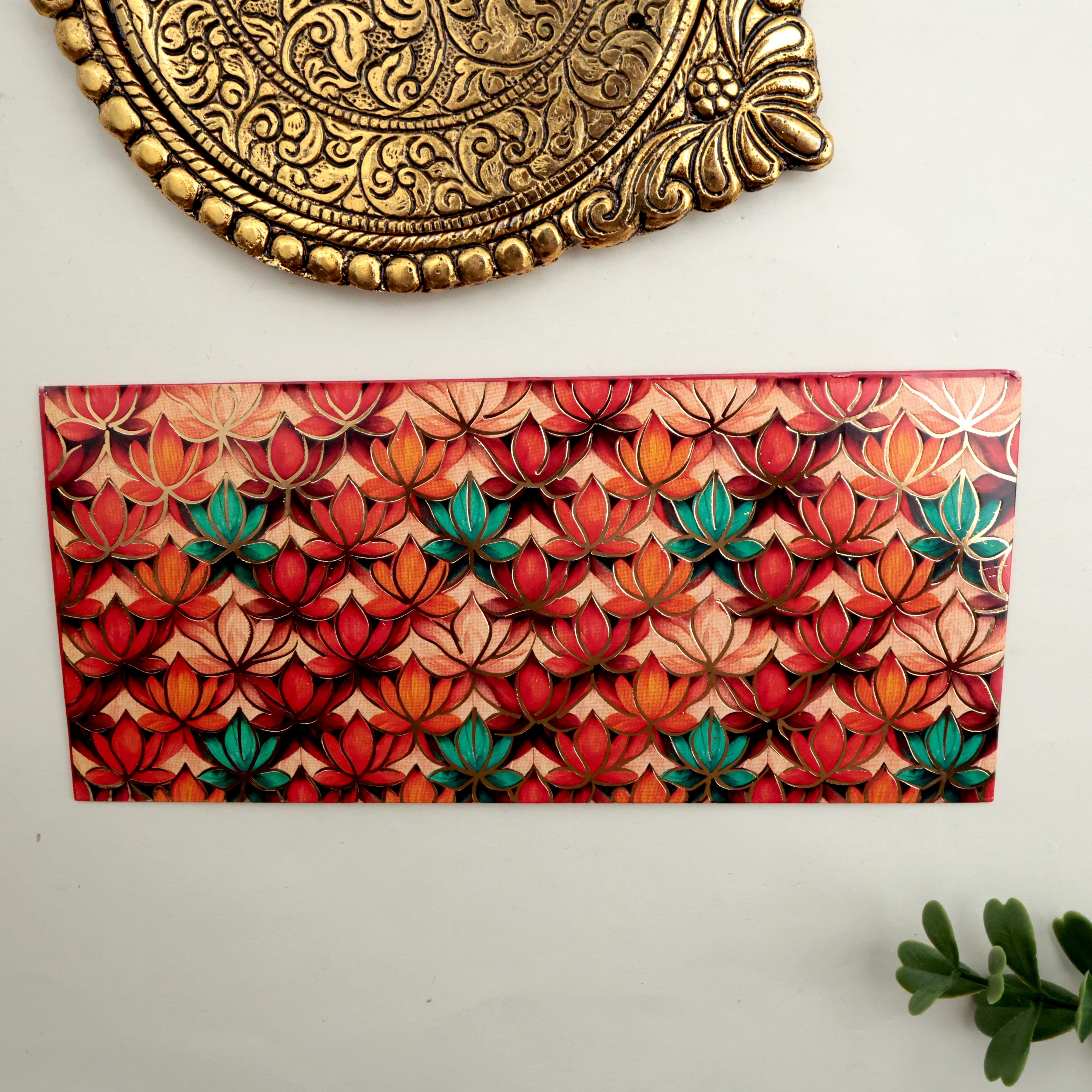 Royal Shagun Premium Envelope - Pack of 5 - Lotus