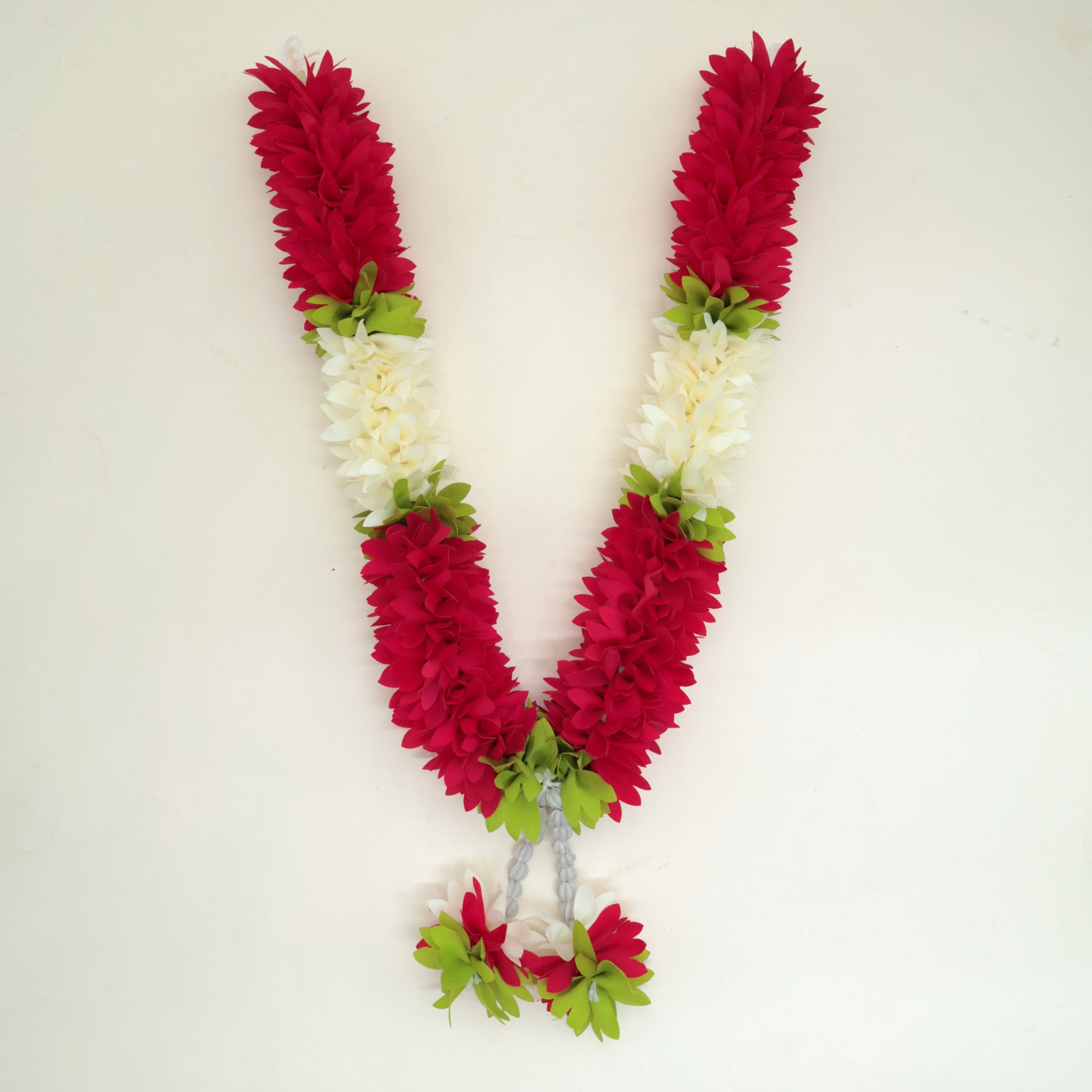 Reusable Fabric Pichi Poo 1 Feet Garland - Red