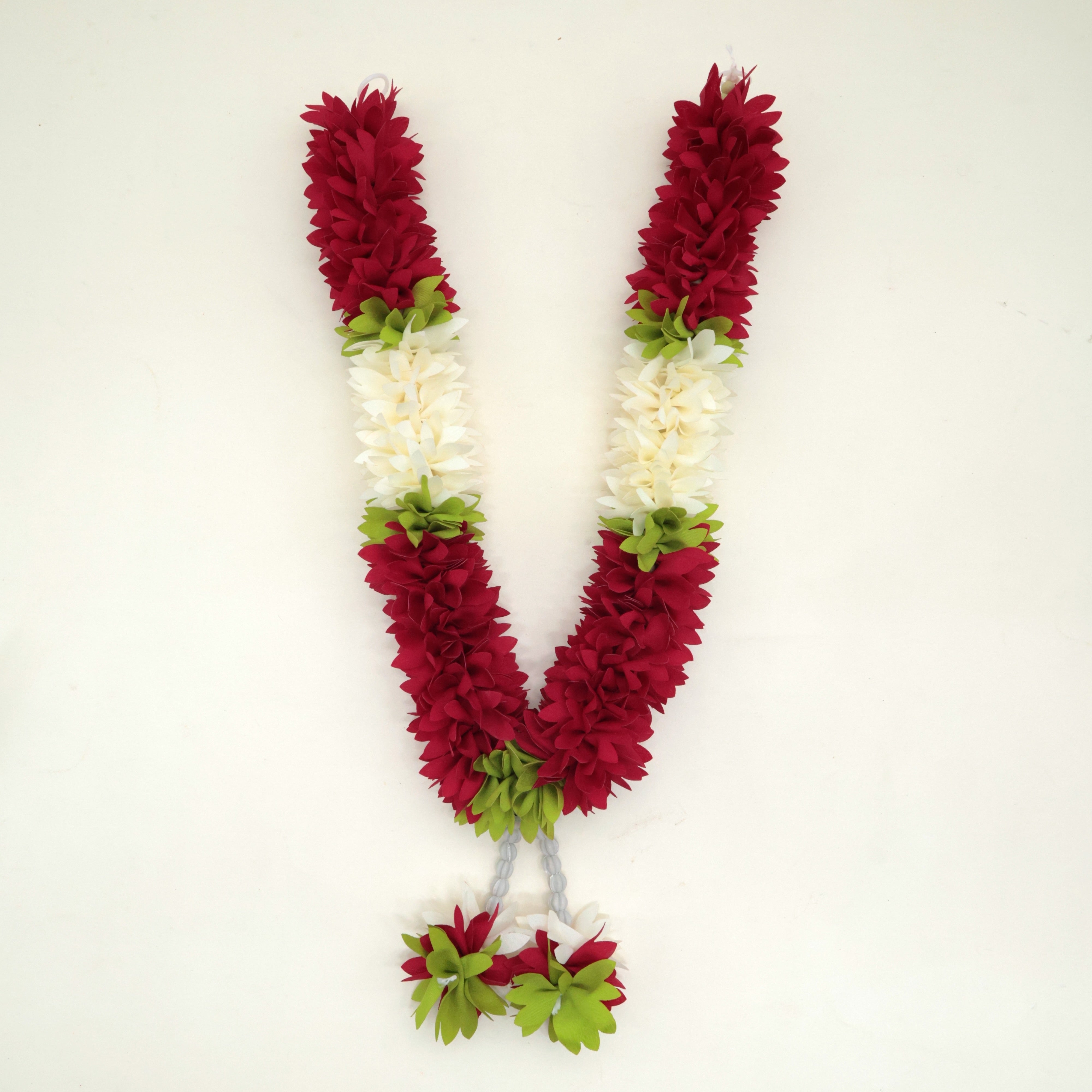 Reusable Fabric Pichi Poo 1 Feet Garland - Maroon