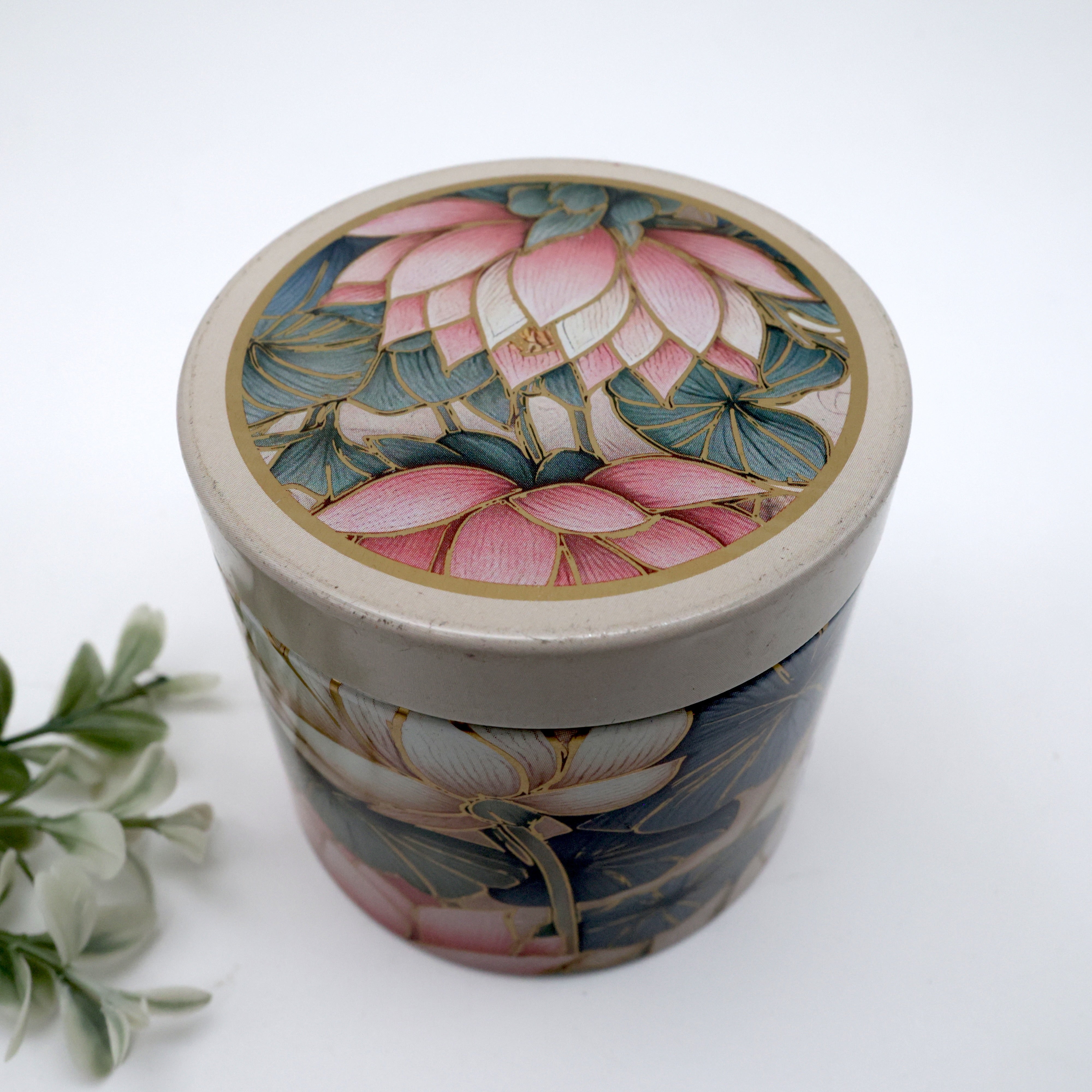 Air Tight Lotus Printed Multi Purpose Container - 3 Inch