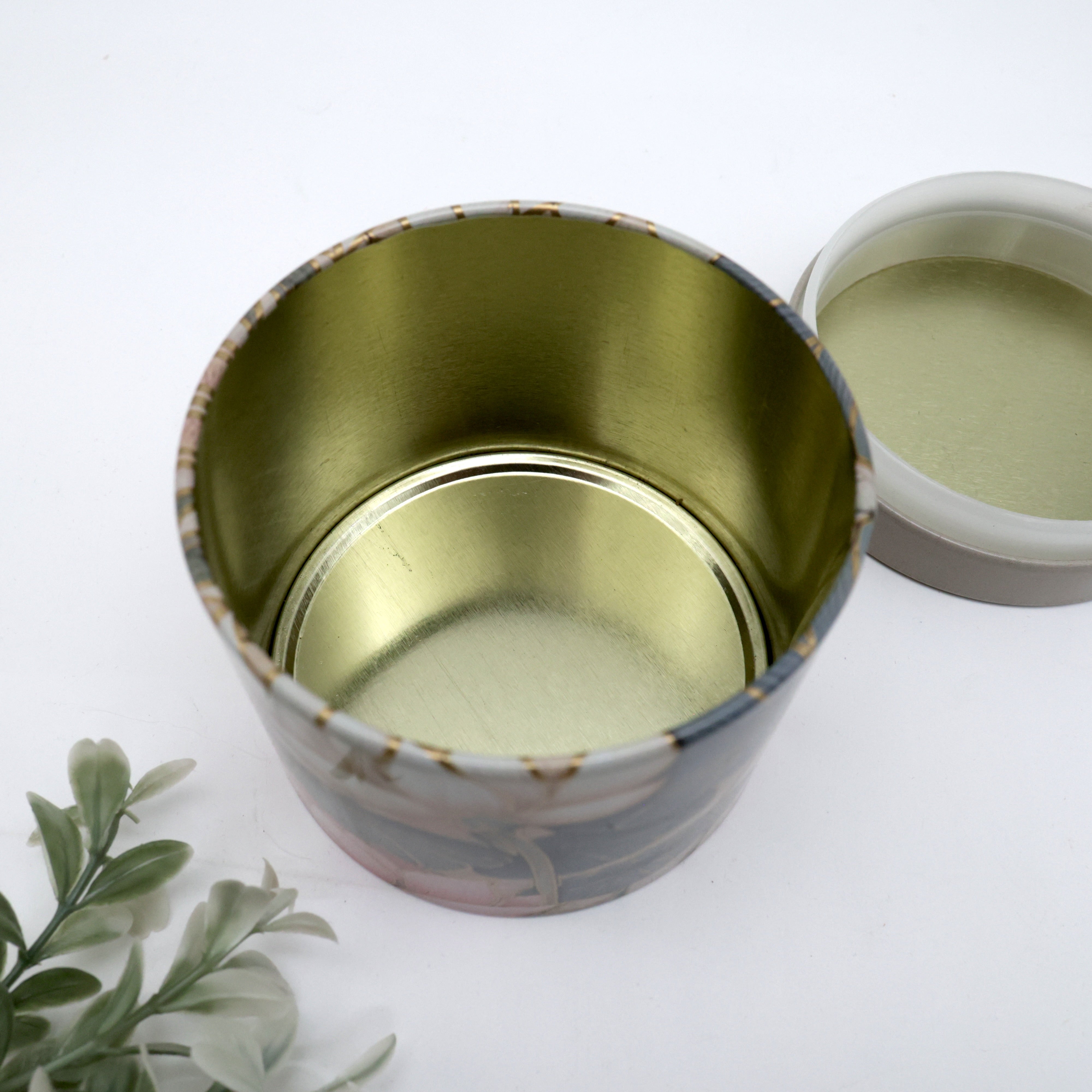 Air Tight Lotus Printed Multi Purpose Container - 3 Inch