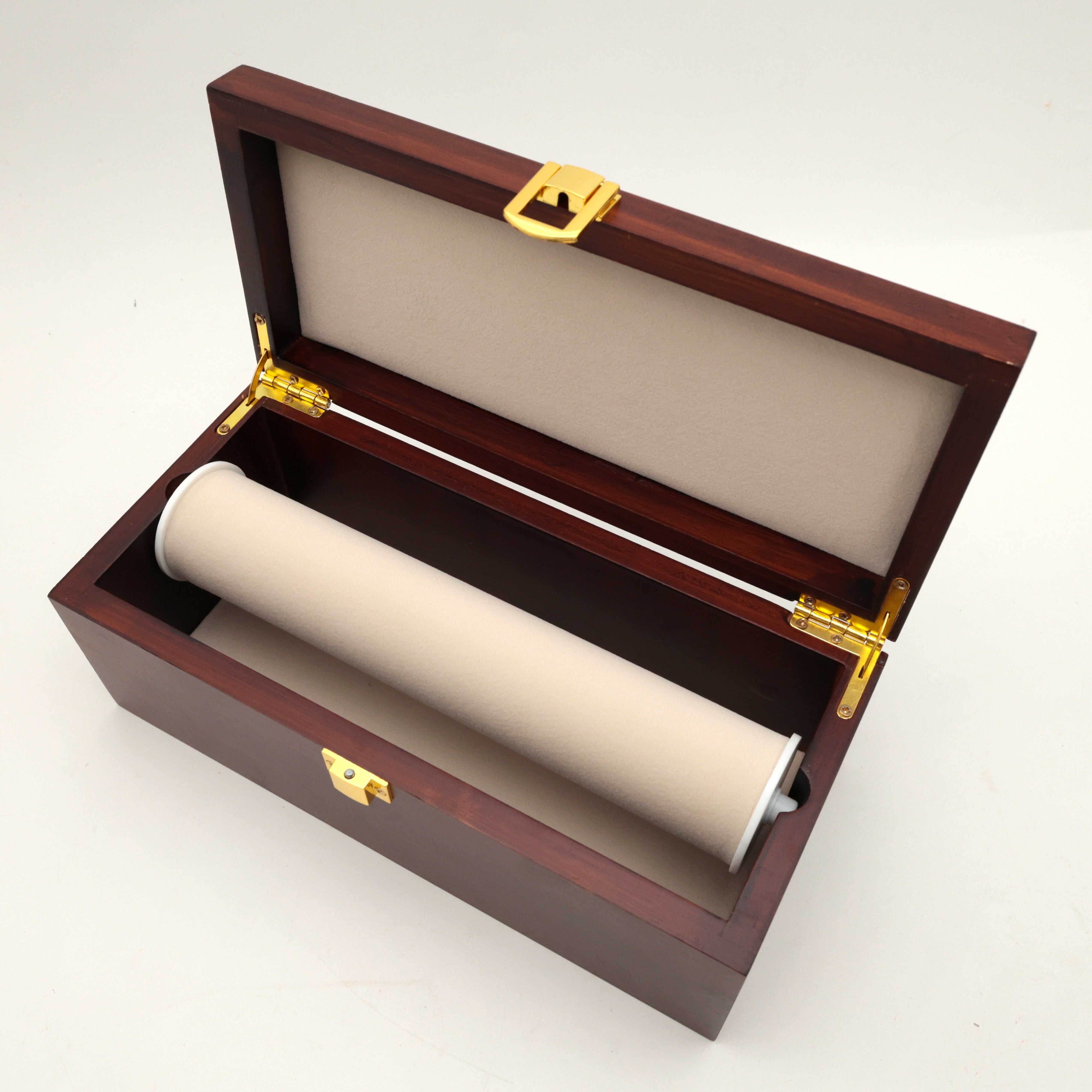 Premium Teak Wood Single Rod Bangle Organiser