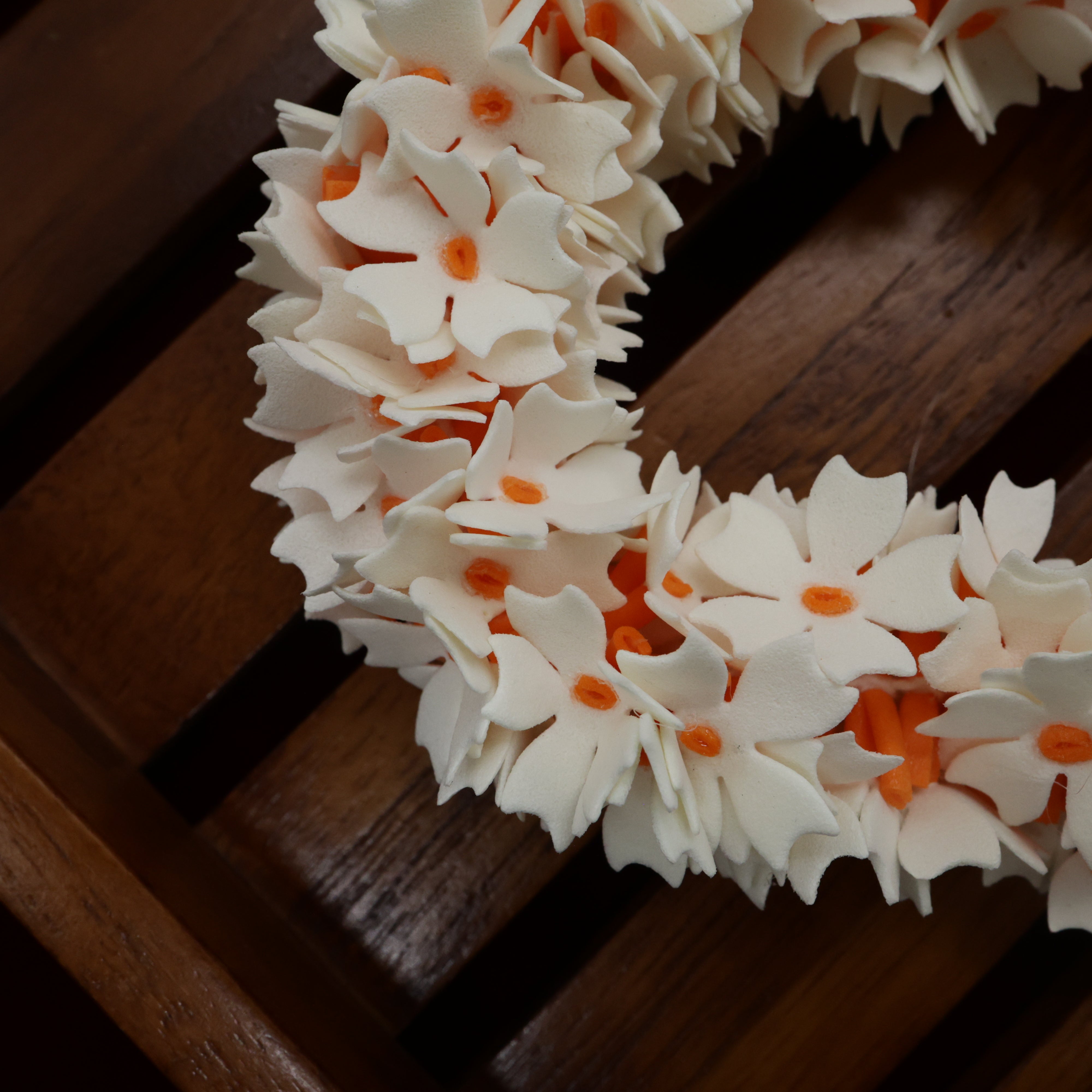Realistic Waterproof Foam Pavazha Malli/Parijat Flower String
