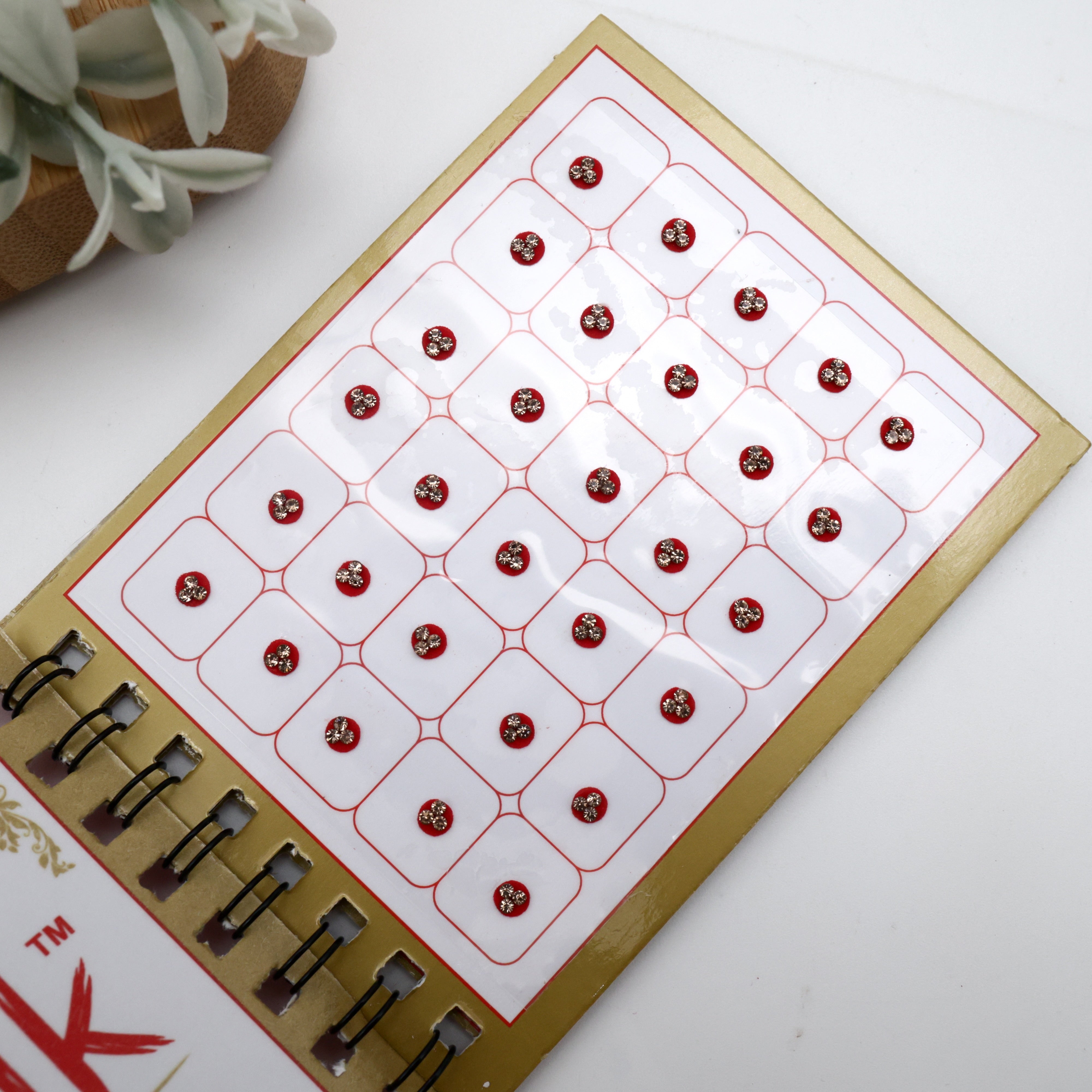 Full Stone Border Multicolour Fancy Round Sticker Bindis - Size 3