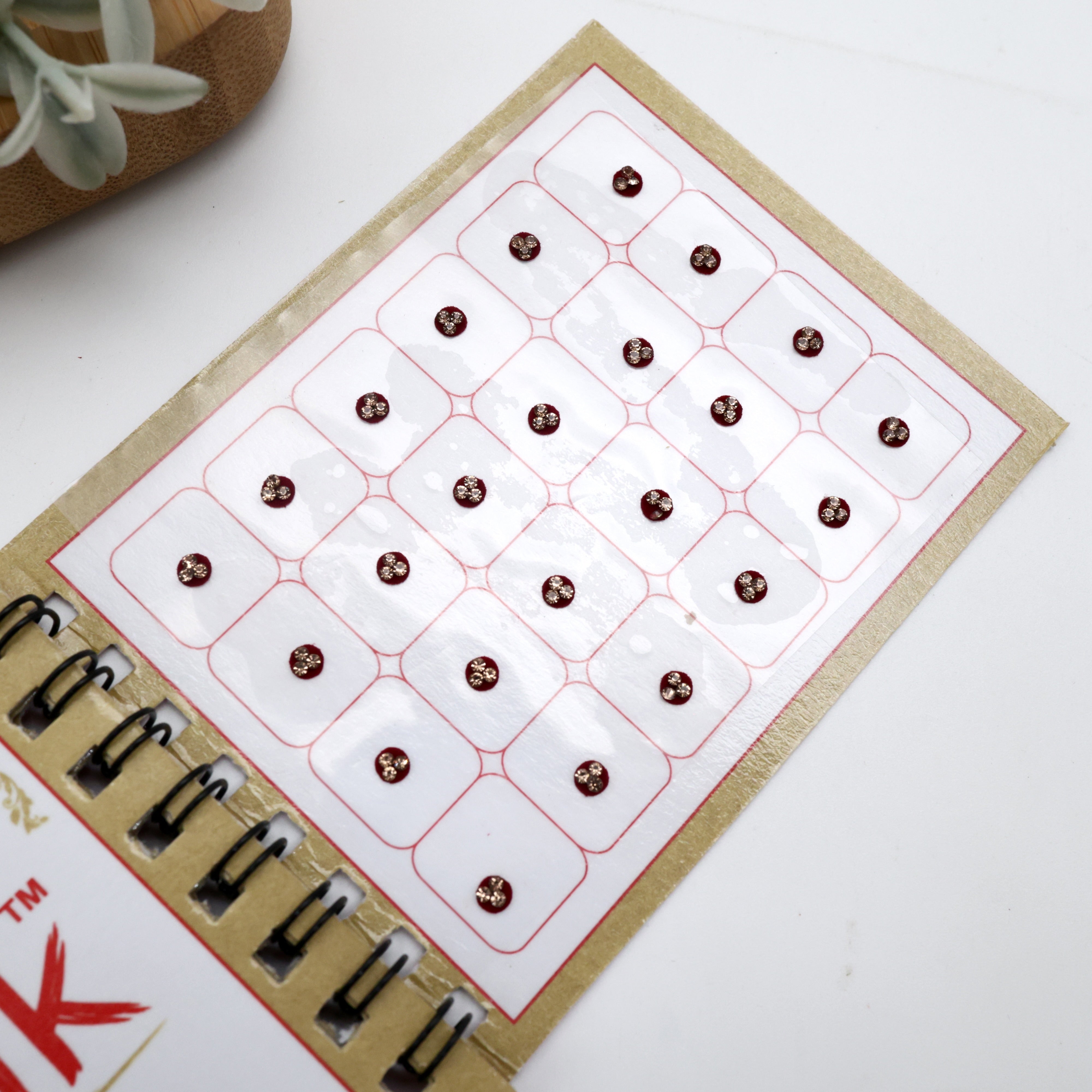 Full Stone Border Multicolour Fancy Round Sticker Bindis - Size 3