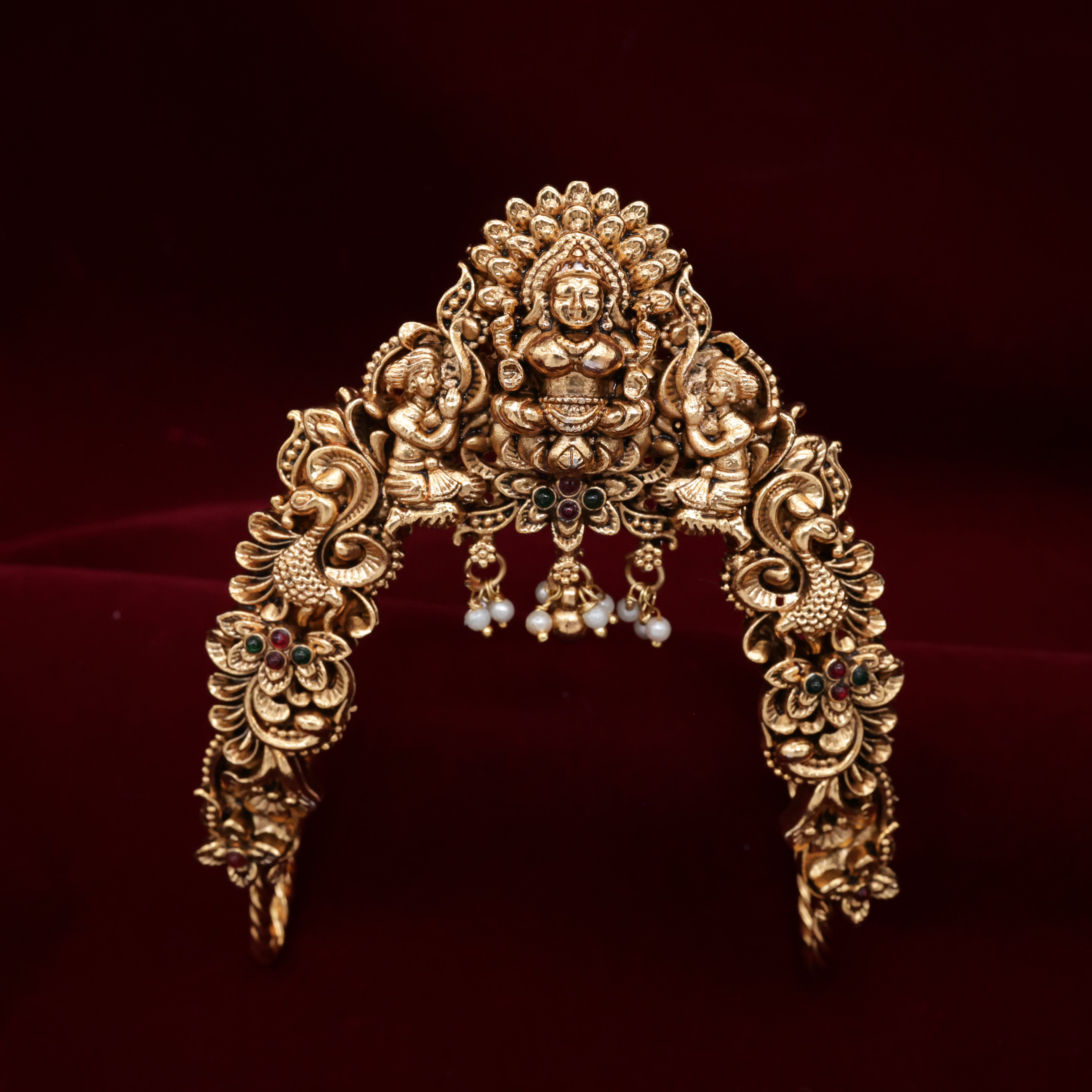 Heavy Nagas Work Antique Lakshmi Bridal Vanki/Armlet