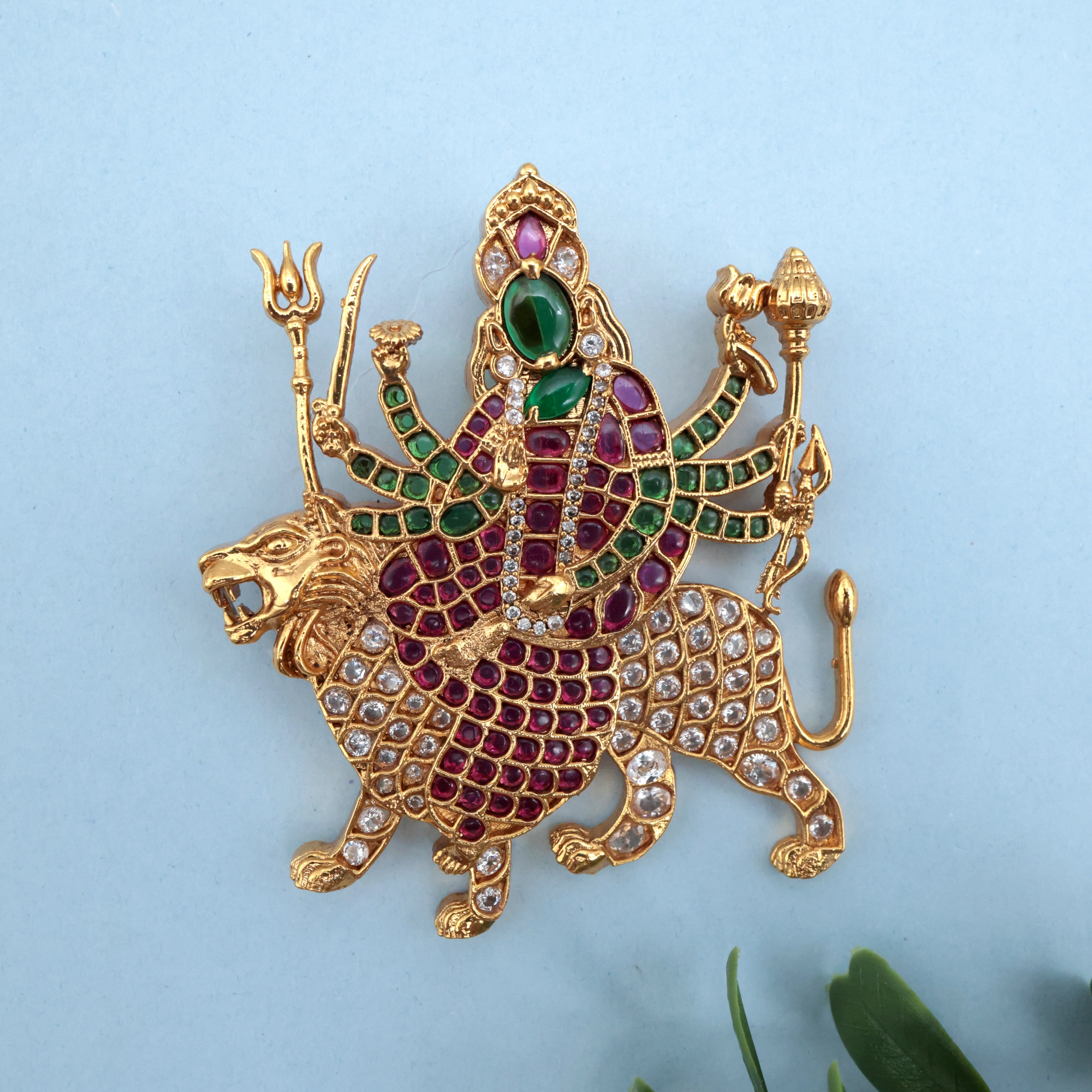 Premium Kemp Divine Goddess Durga Devi Pendant